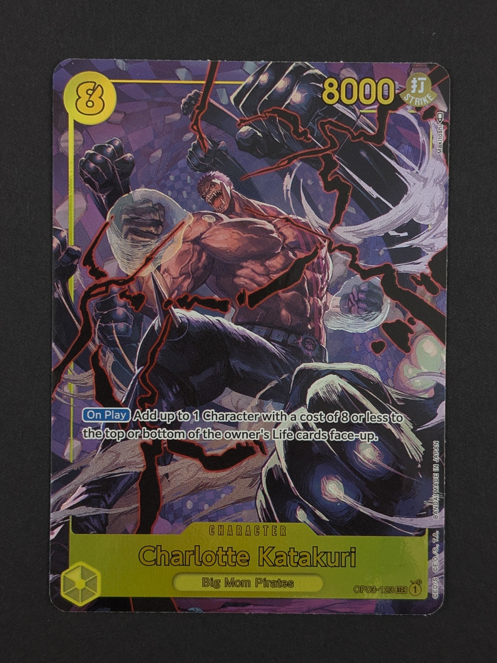 Charlotte Katakuri Alternate Art OP03-123 – Pillars of Strength