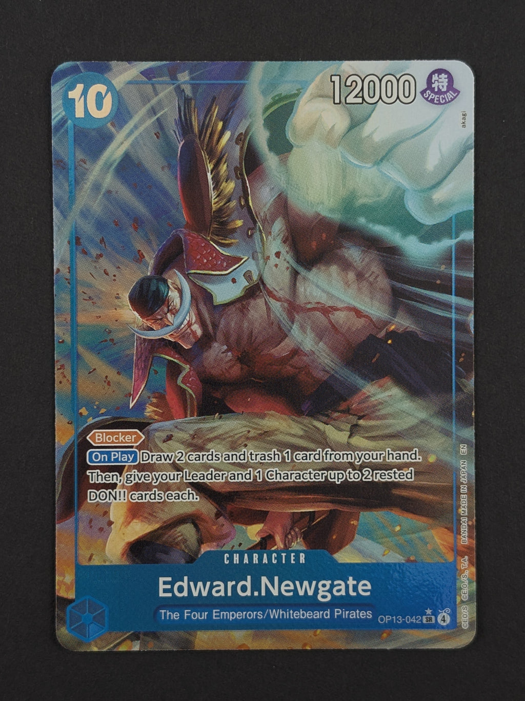 Edward.Newgate Alternate Art OP13-042 – Carrying On His Will