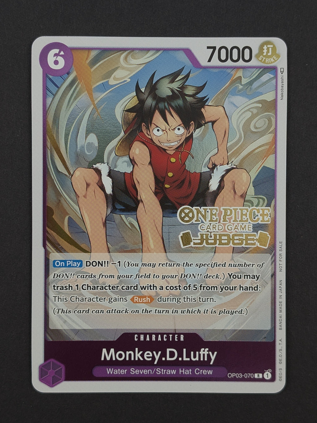 Monkey D. Luffy Judge Pack Vol. 2 OP03-070