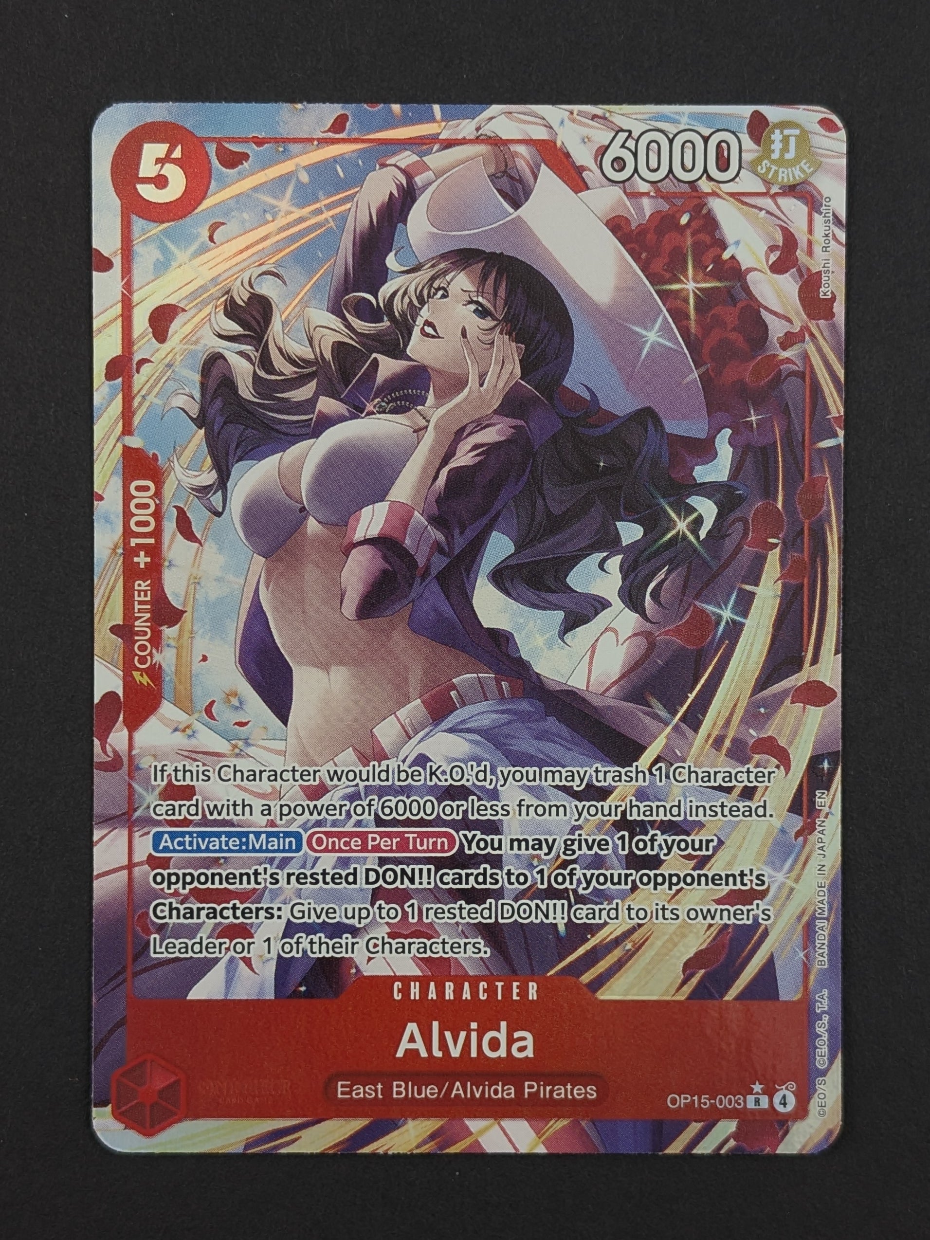 Alvida Alternate Art OP15-003 – Adventure on Kami's Island