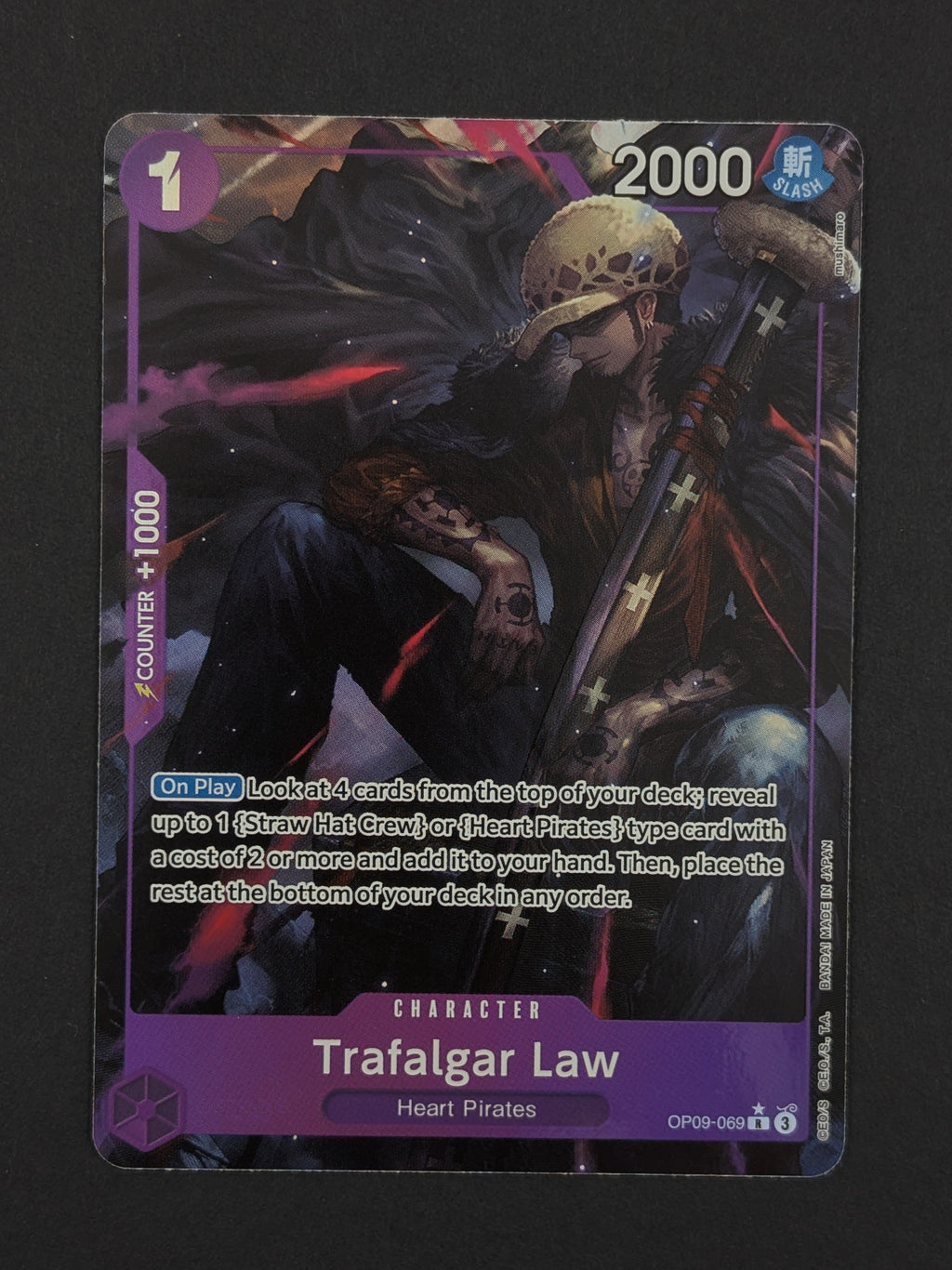 Trafalgar Law Alternate Art OP09-069 – Emperors in the New World