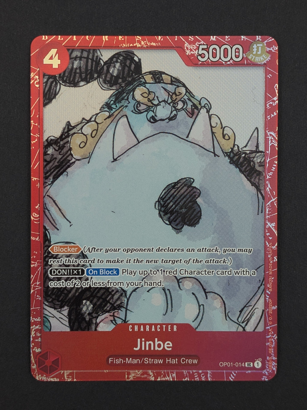 Jinbe One Piece Film Red Promotion 2022 OP01-014
