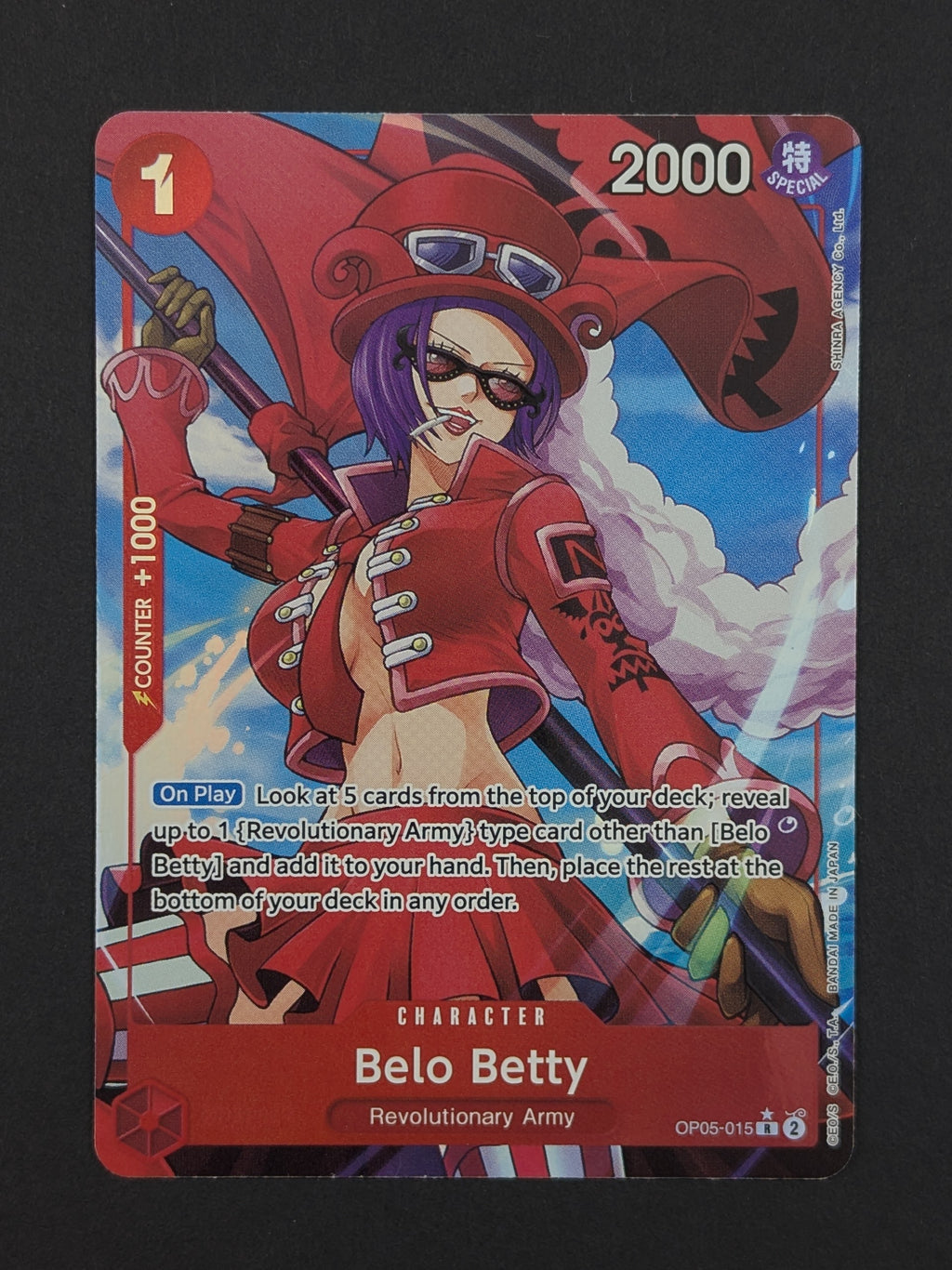 Belo Betty Alternate Art OP05-015 – Premium Booster - The Best