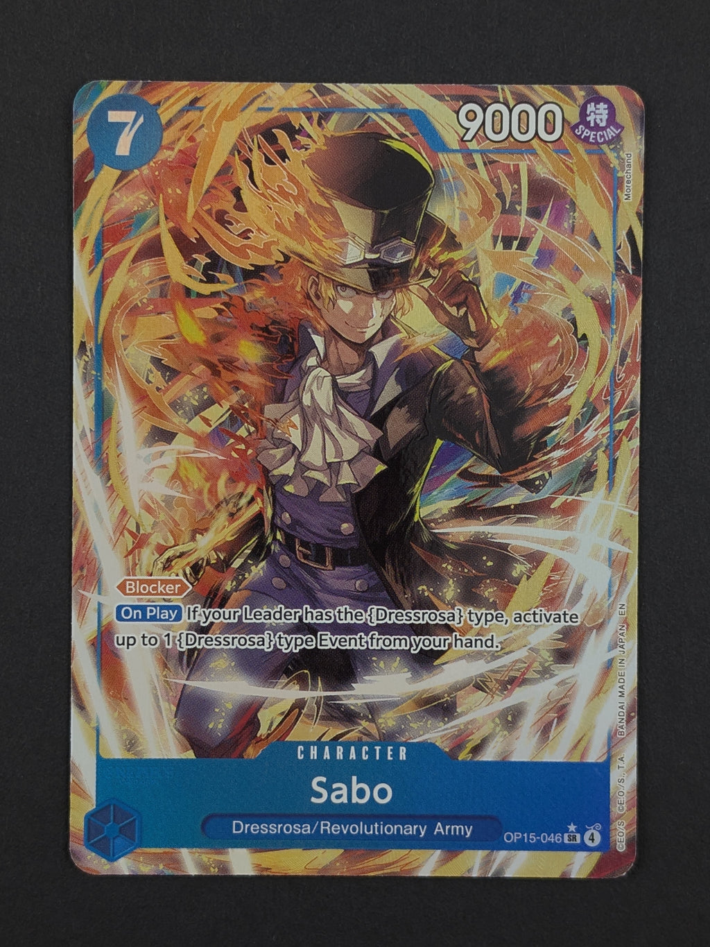 Sabo Alternate Art OP15-046 – Adventure on Kami's Island