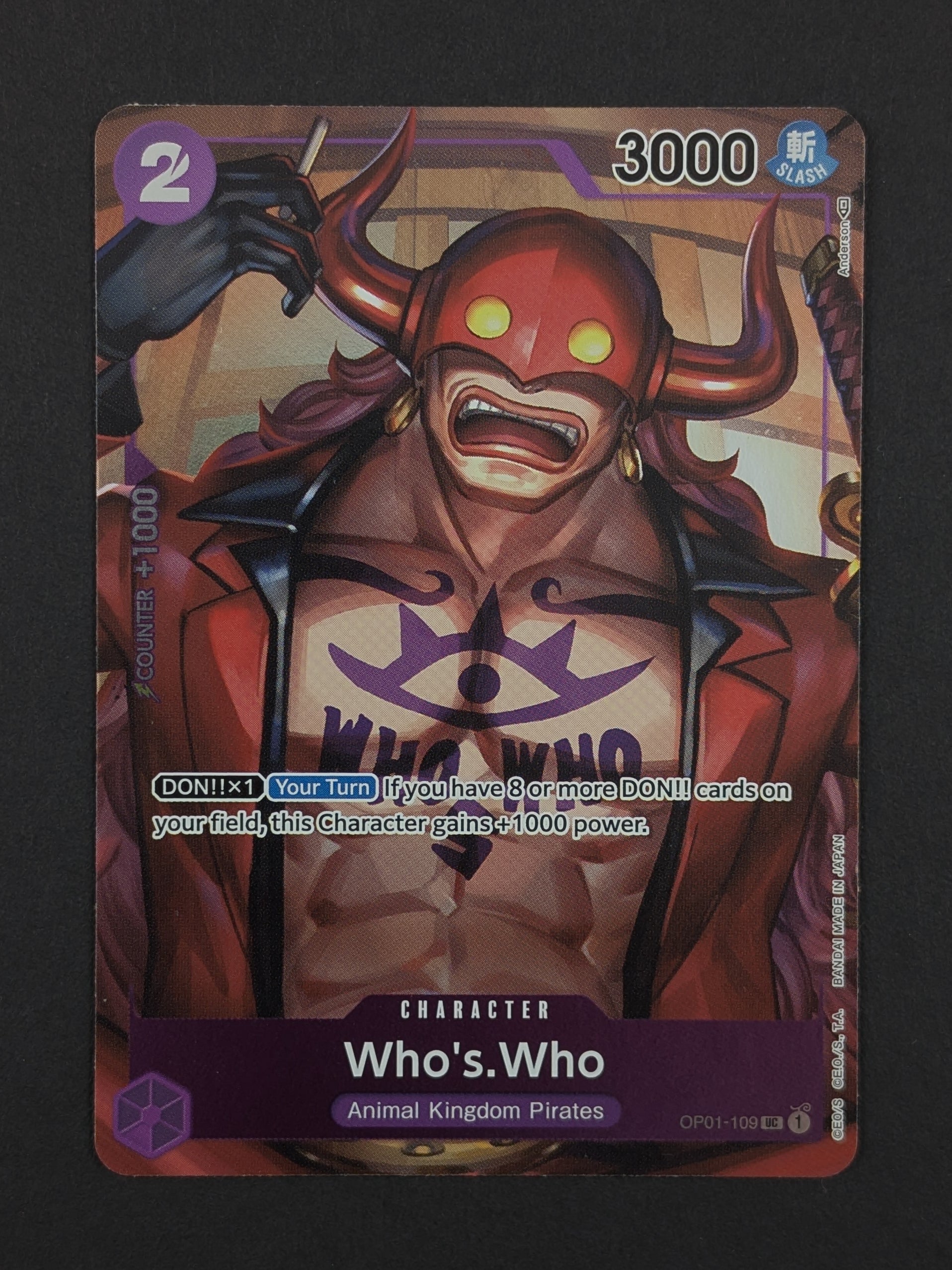 Who's Who Box Topper OP01-109 - Romance Dawn
