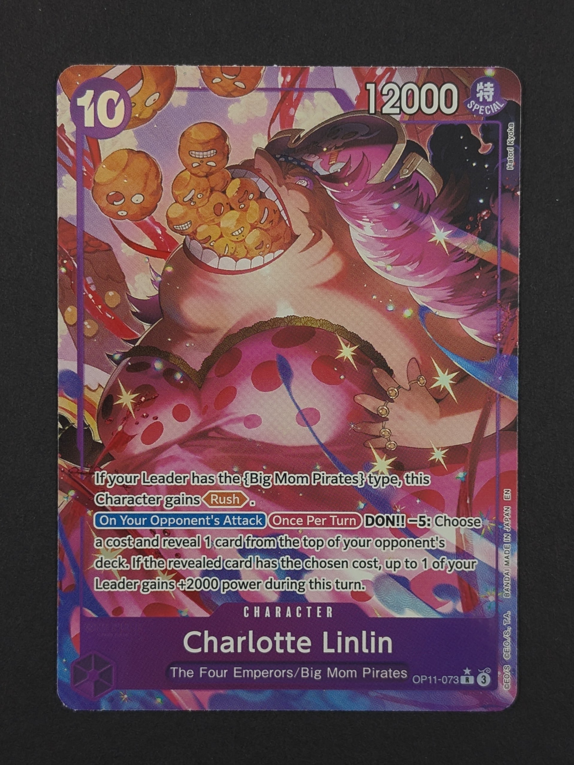 Charlotte Linlin Alternate Art OP11-073 – A Fist of Divine Speed