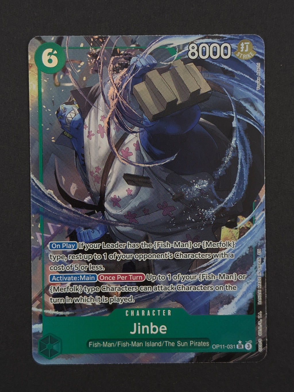 Jinbe Alternate Art OP11-031 – A Fist of Divine Speed