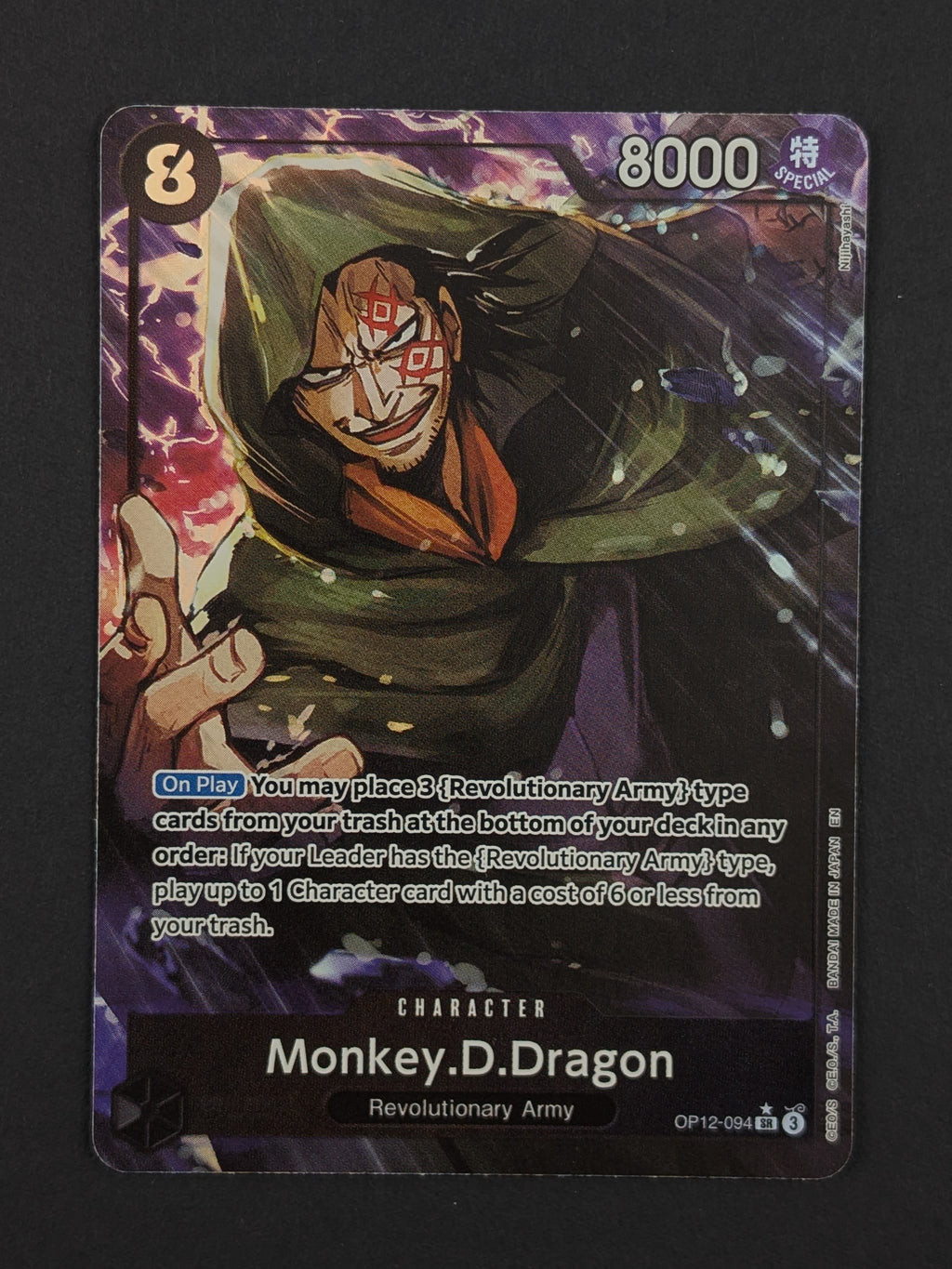 Monkey D. Dragon Alternate Art OP12-094 – Legacy of the Master