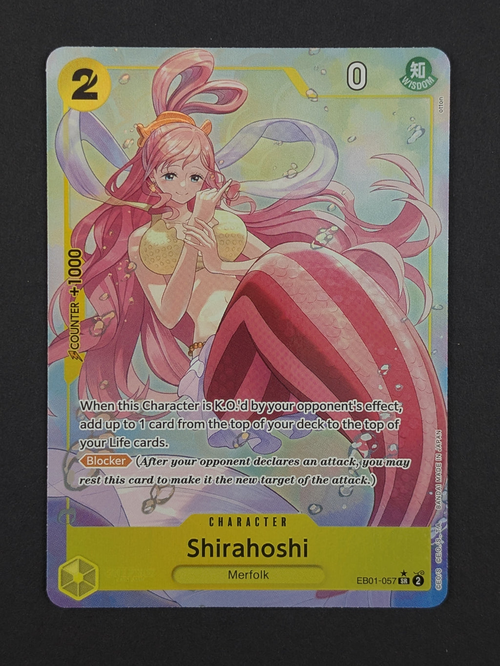 Shirahoshi Alternate Art EB01-057 – Memorial Collection