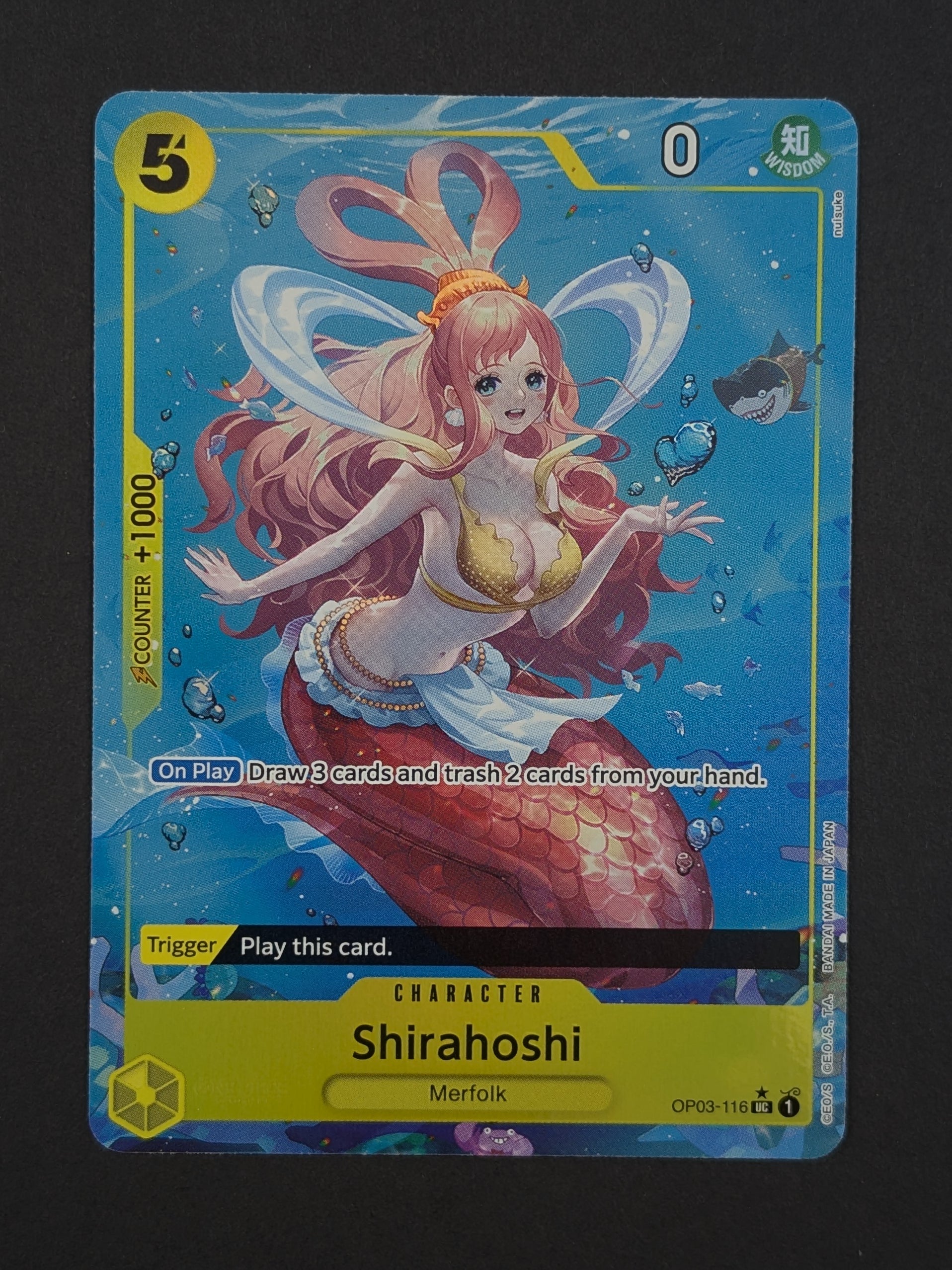 Shirahoshi (Full Art) OP03-116 – Premium Booster - The Best