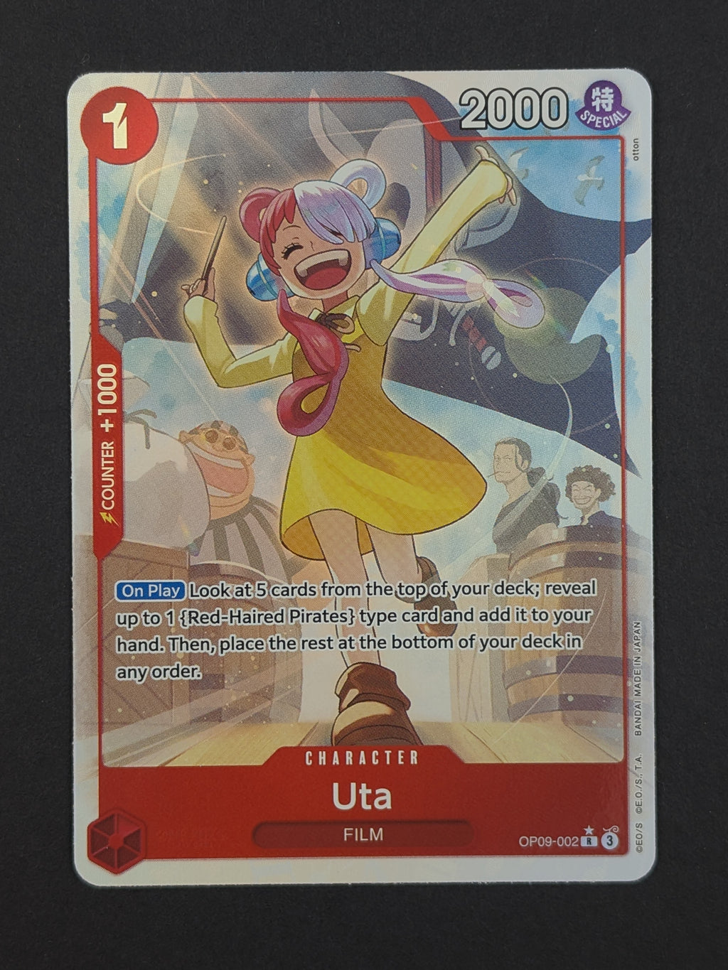 Uta Alternate Art OP09-002 – Emperors in the New World