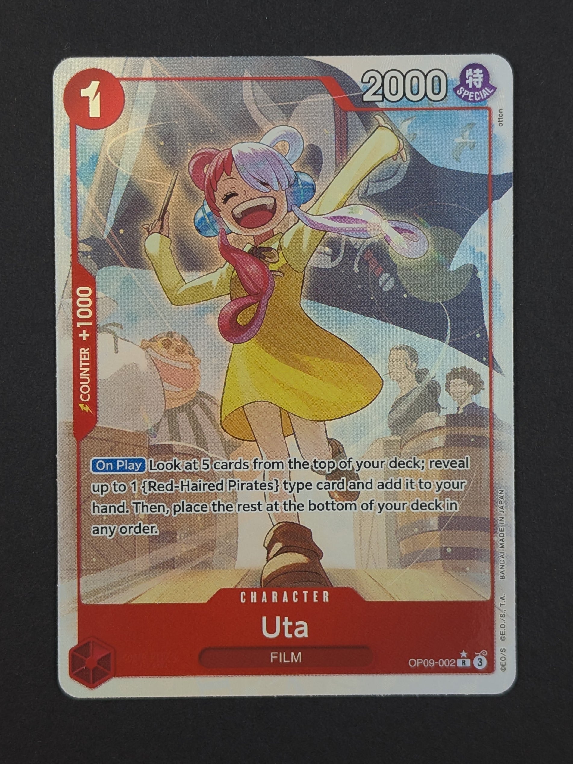 Uta Alternate Art OP09-002 – Emperors in the New World