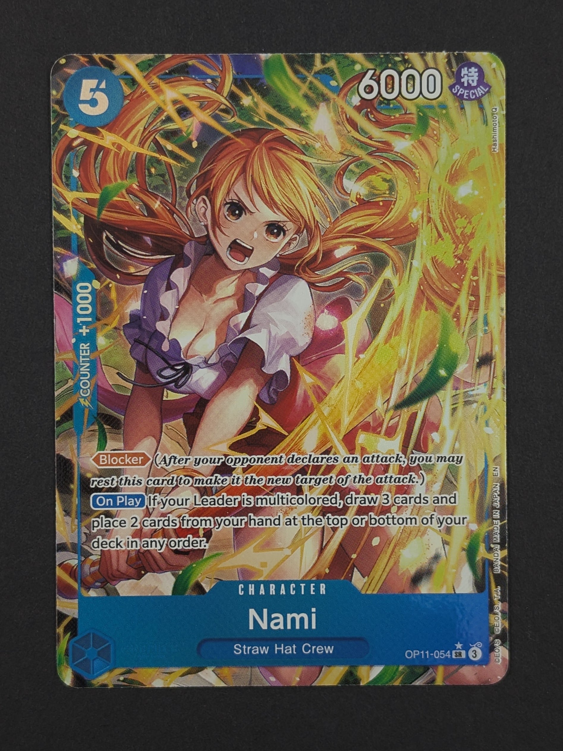 Nami Alternate Art OP11-054 – A Fist of Divine Speed