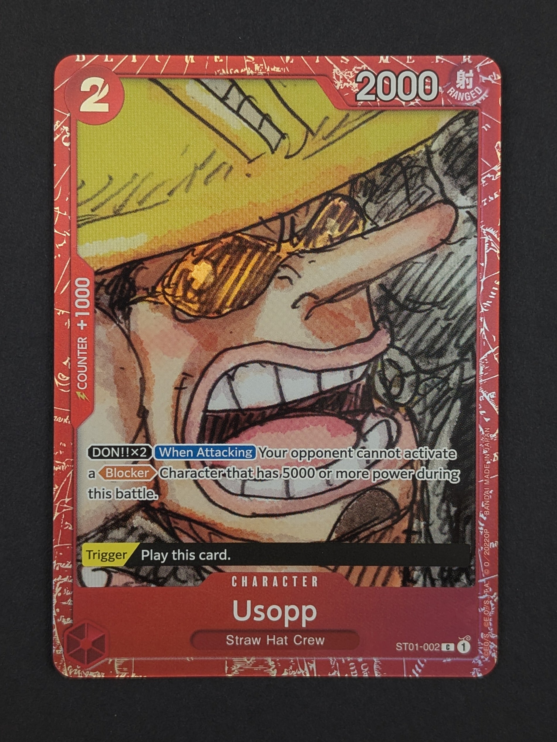 Usopp One Piece Film Red Promotion 2022 ST01-002
