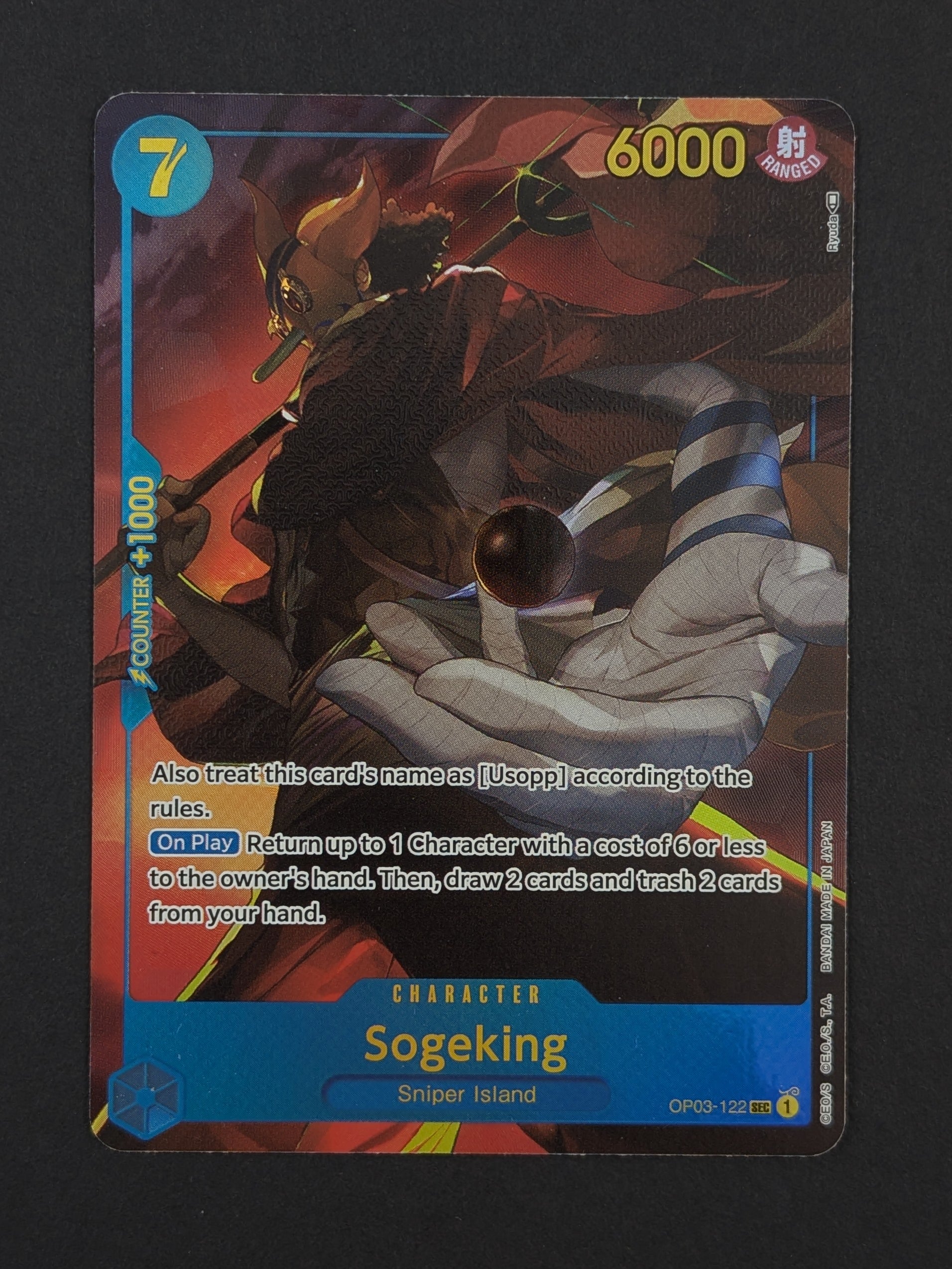 Sogeking Alternate Art OP03-122 – Pillars of Strength
