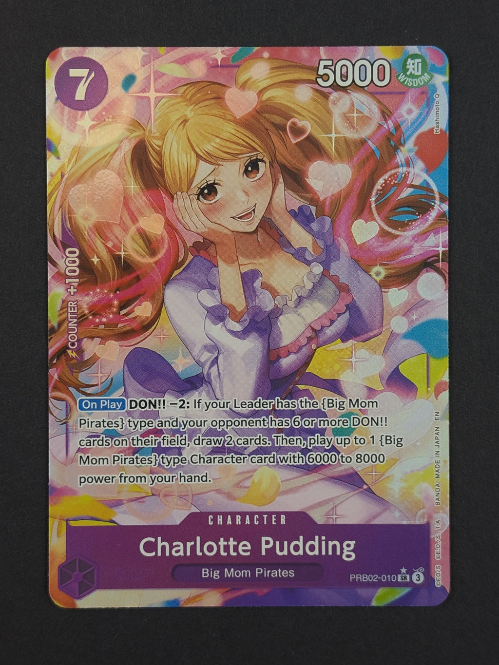 Charlotte Pudding Alternate Art PRB02-010 – Premium Booster - The Best Vol. 2