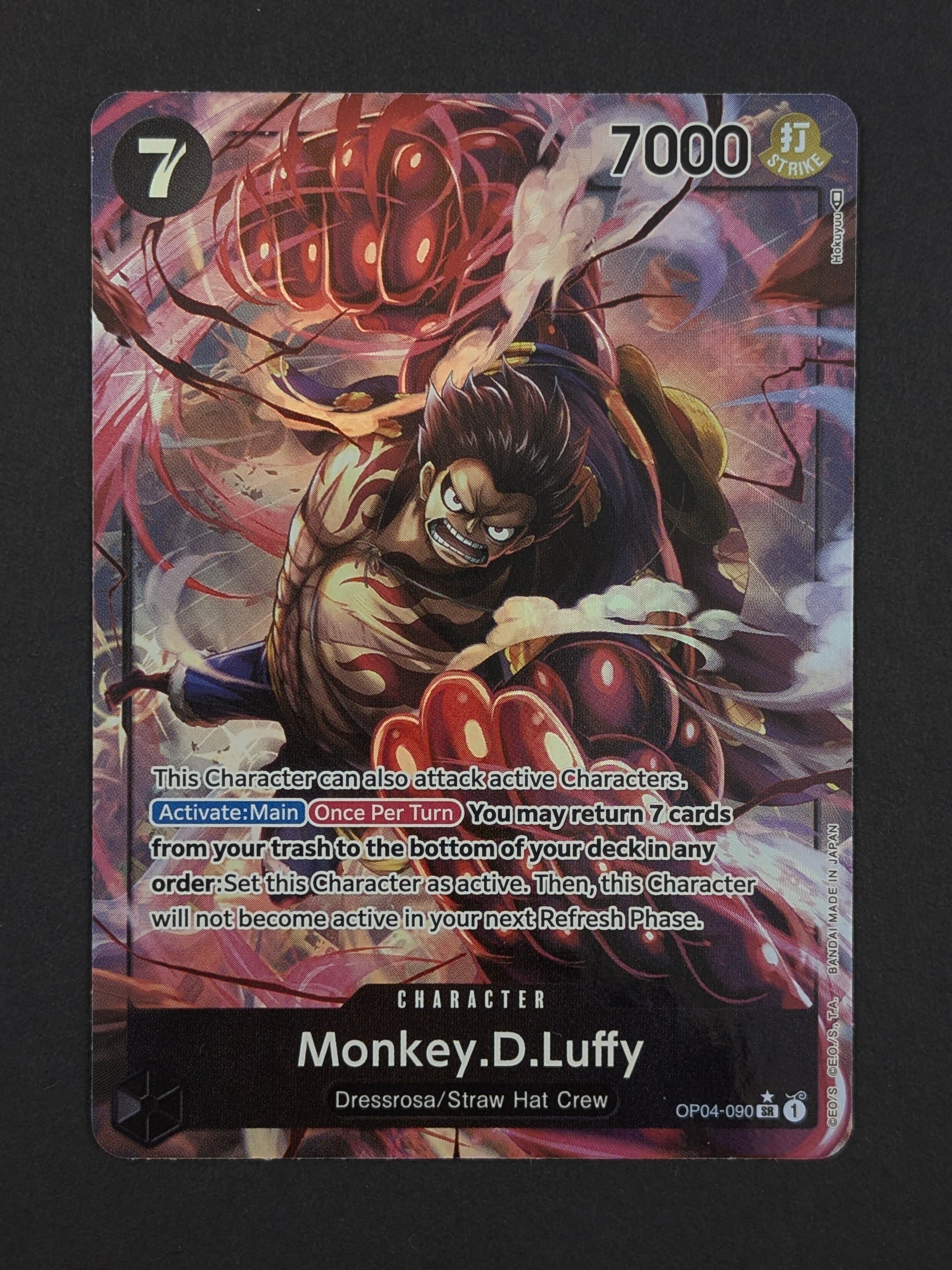 Monkey D. Luffy Alternate Art OP04-090 – Kingdoms of Intrigue