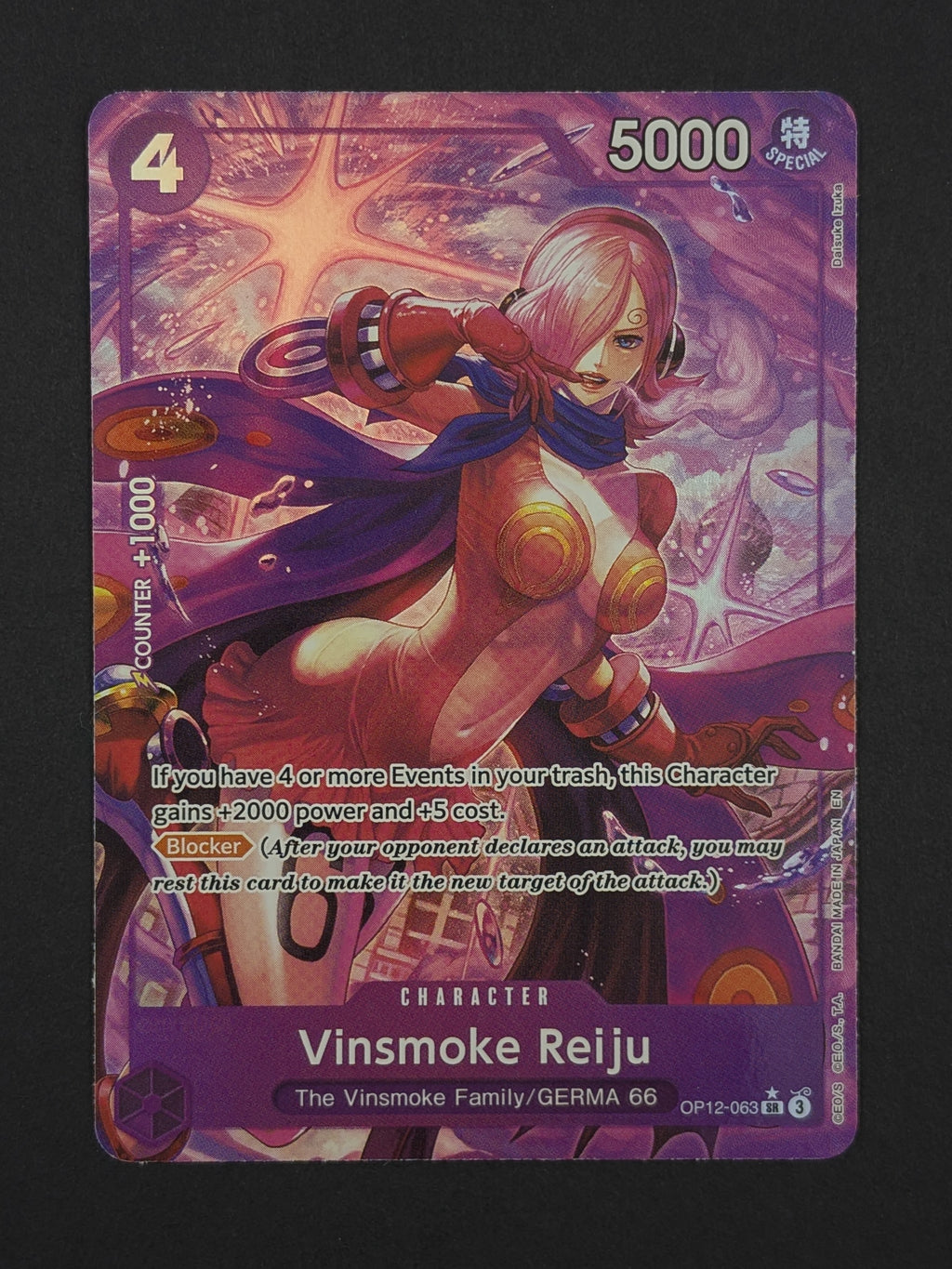 Vinsmoke Reiju Alternate Art OP12-063 – Legacy of the Master