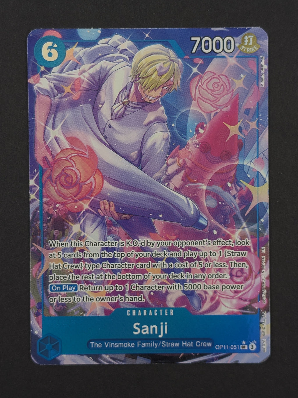 Sanji Alternate Art OP11-051 – A Fist of Divine Speed