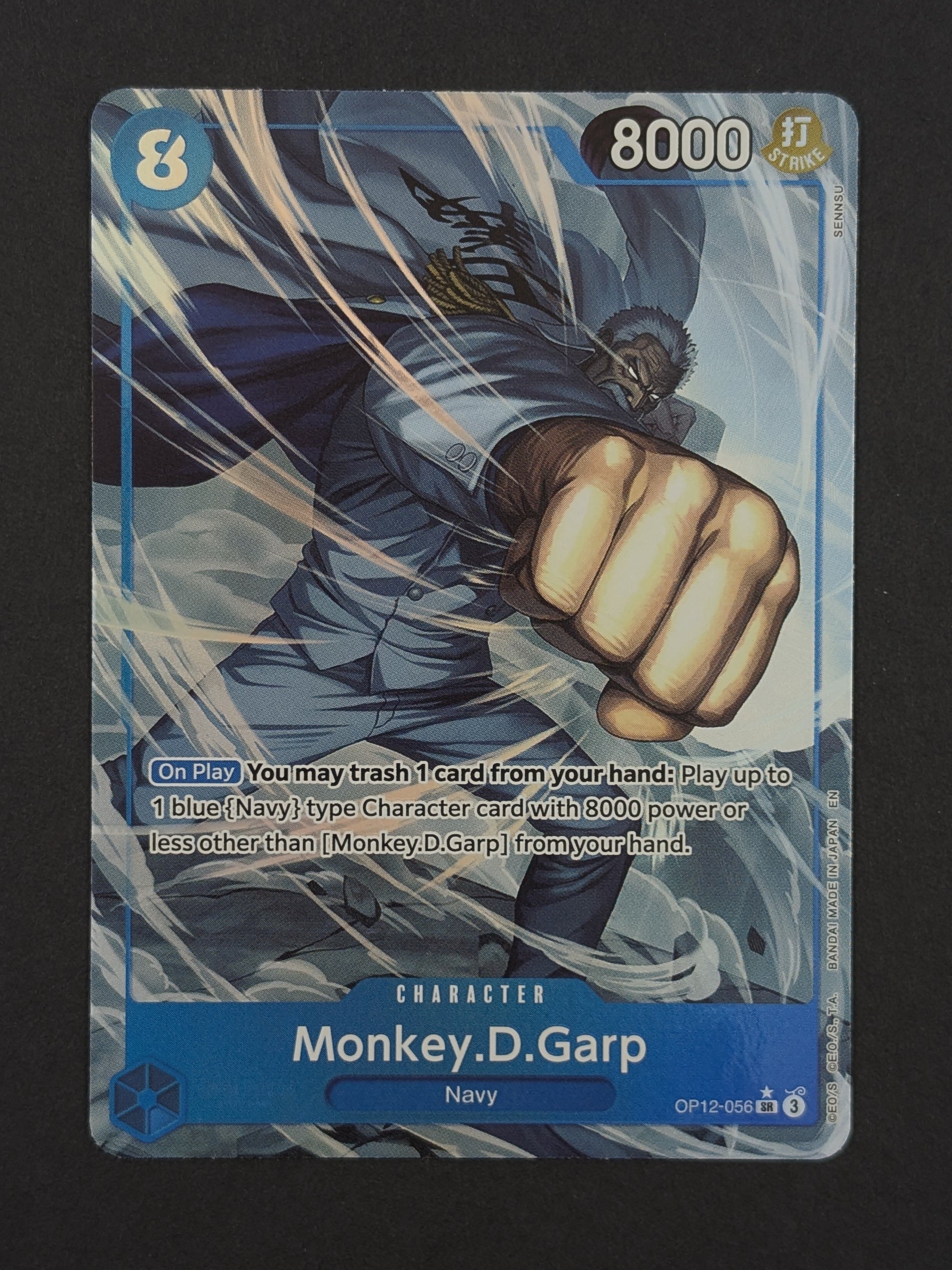 Monkey D. Garp Alternate Art OP12-056 – Legacy of the Master
