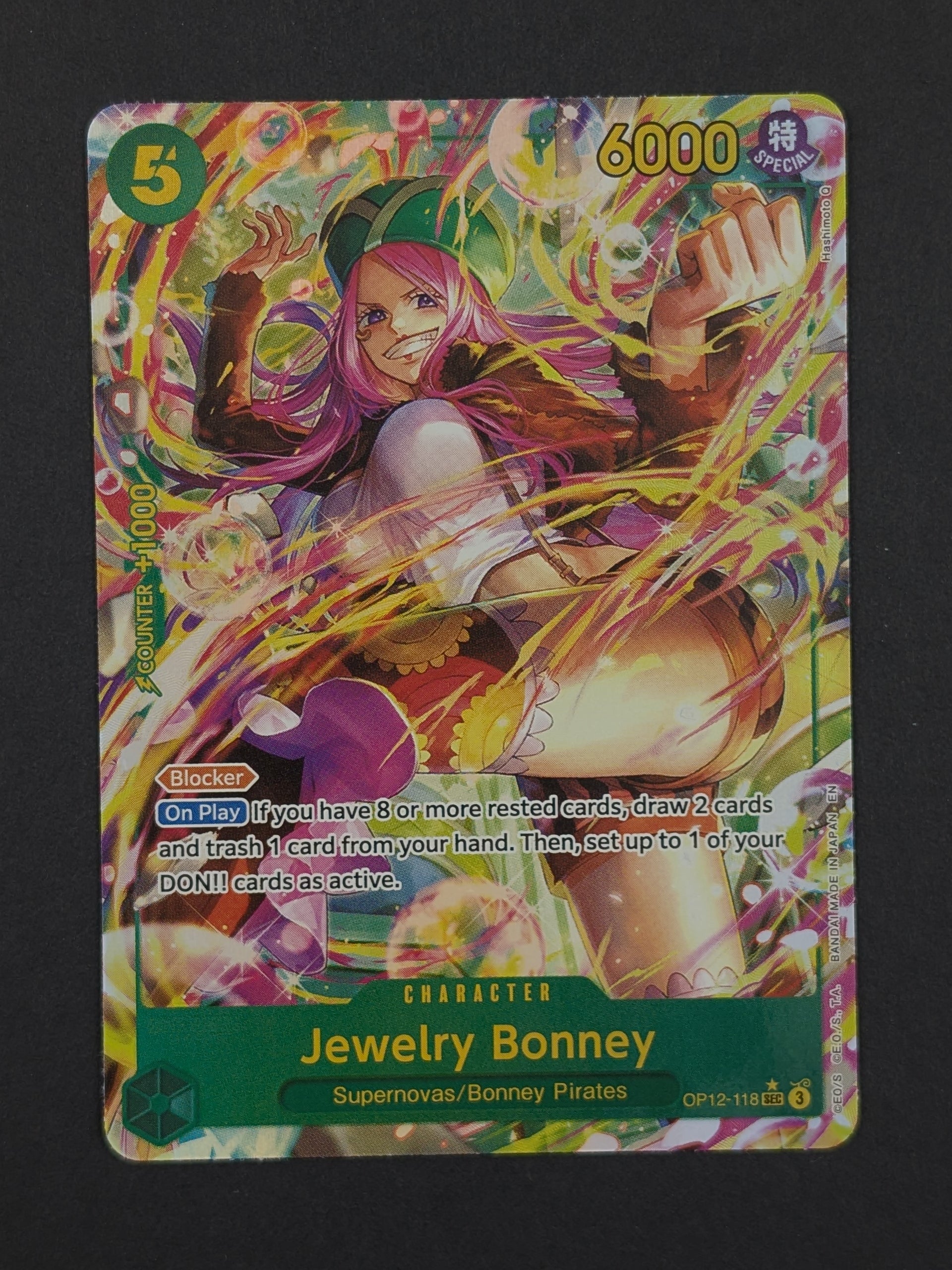 Jewelry Bonney Alternate Art OP12-118 – Legacy of the Master