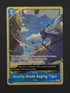 Gravity Blade Raging Tiger Alternate Art OP06-058 – Premium Booster - The Best Vol. 2
