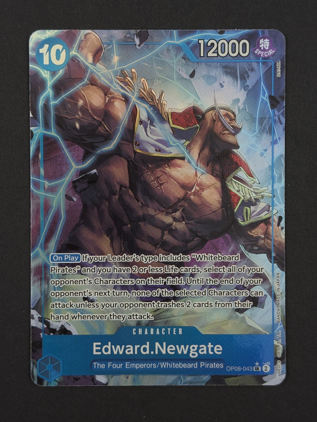 Edward.Newgate Alternate Art OP08-043 – Two Legends