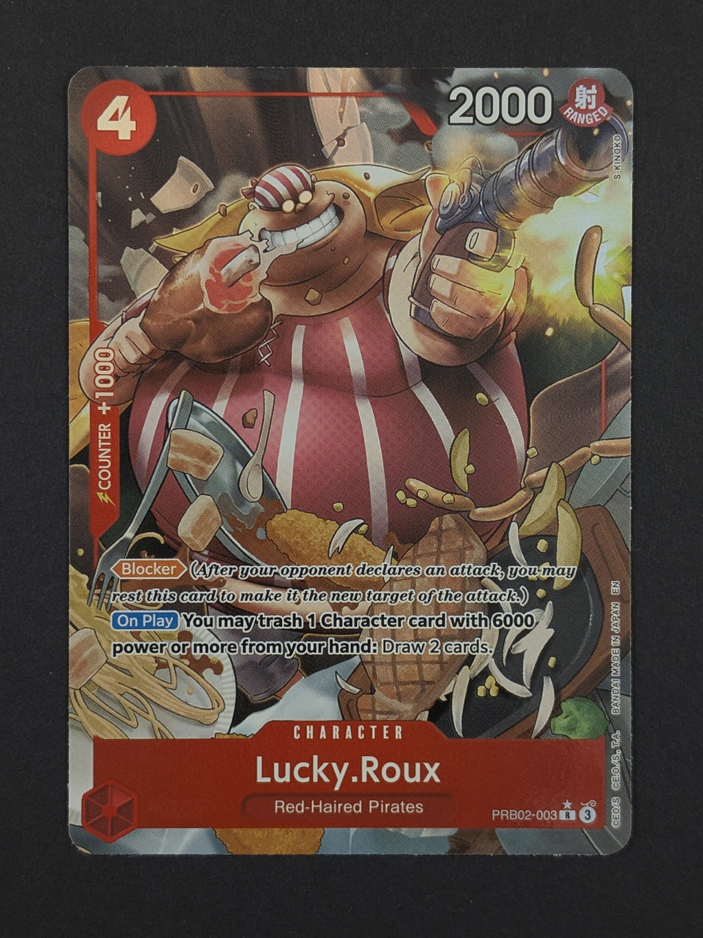 Lucky.Roux Alternate Art PRB02-003 – Premium Booster - The Best Vol. 2