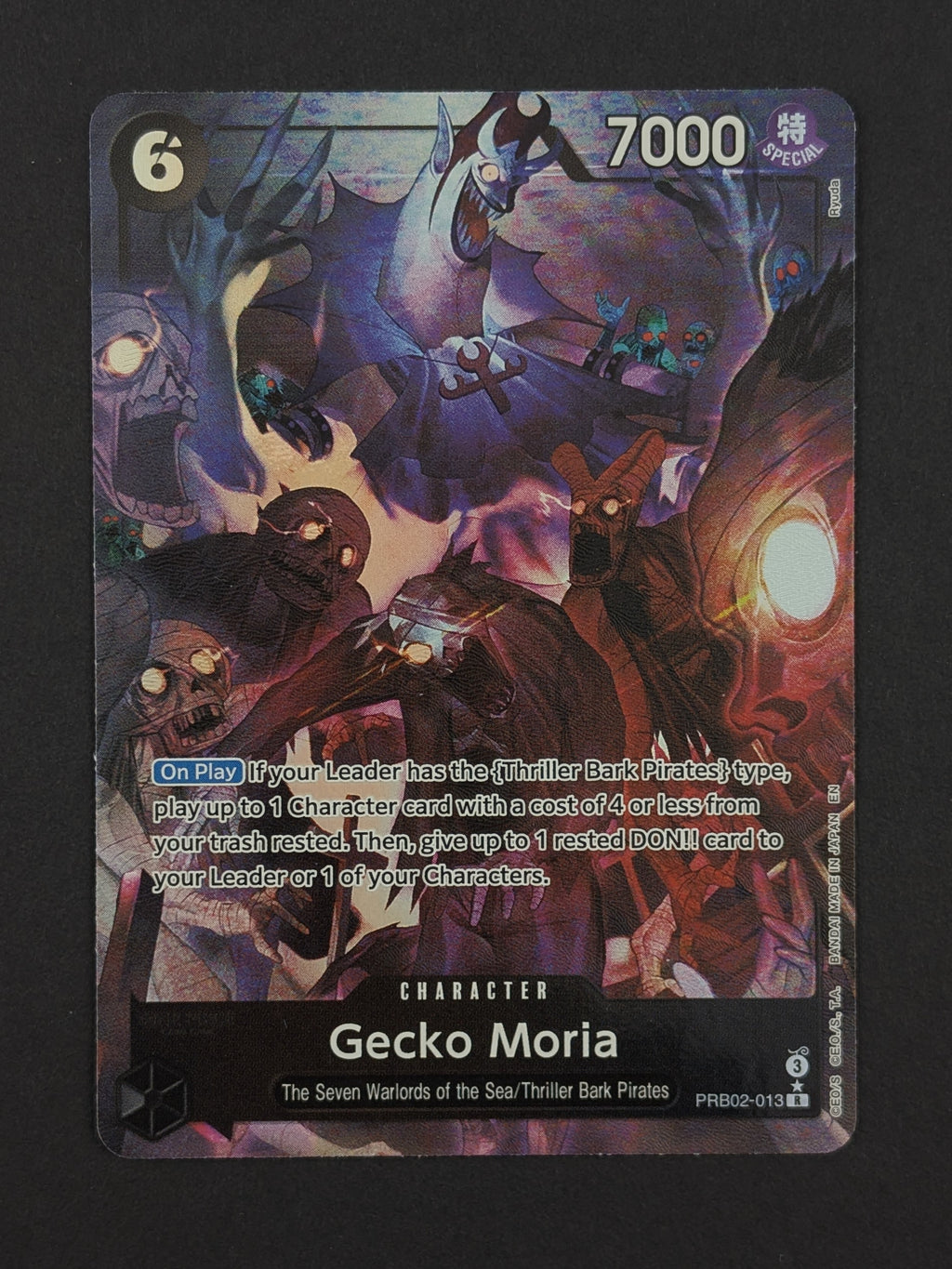 Gecko Moria Alternate Art PRB02-013 – Premium Booster - The Best Vol. 2