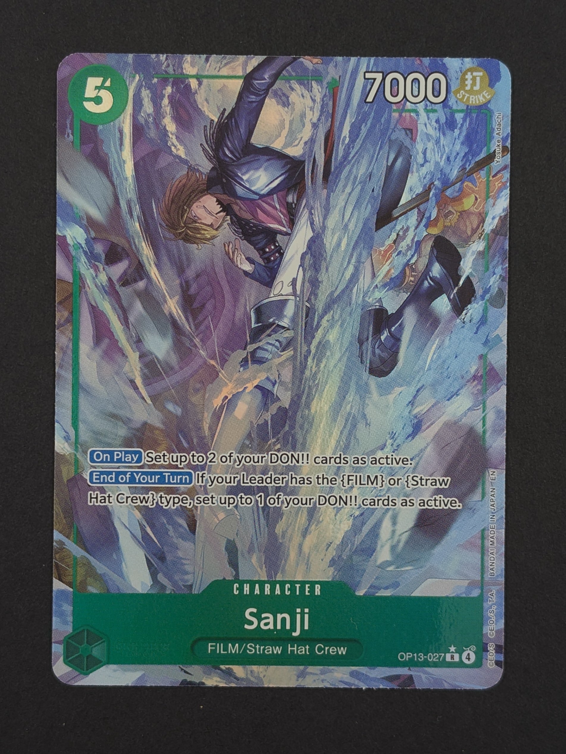Sanji Alternate Art OP13-027 – Carrying On His Will