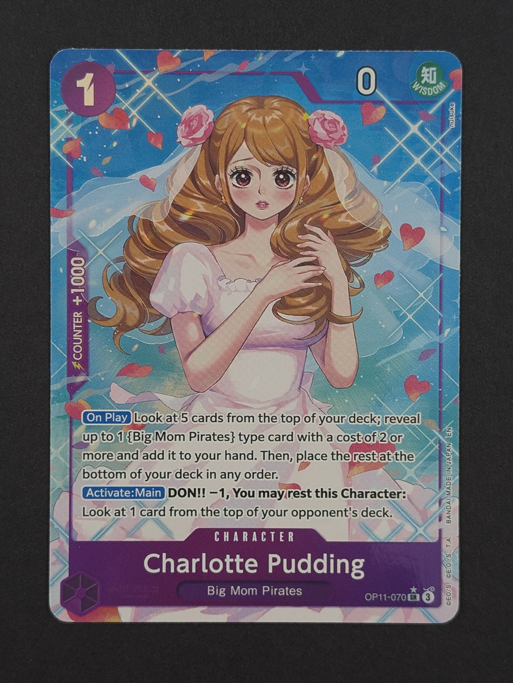 Charlotte Pudding Alternate Art OP11-070 - A Fist of Divine Speed