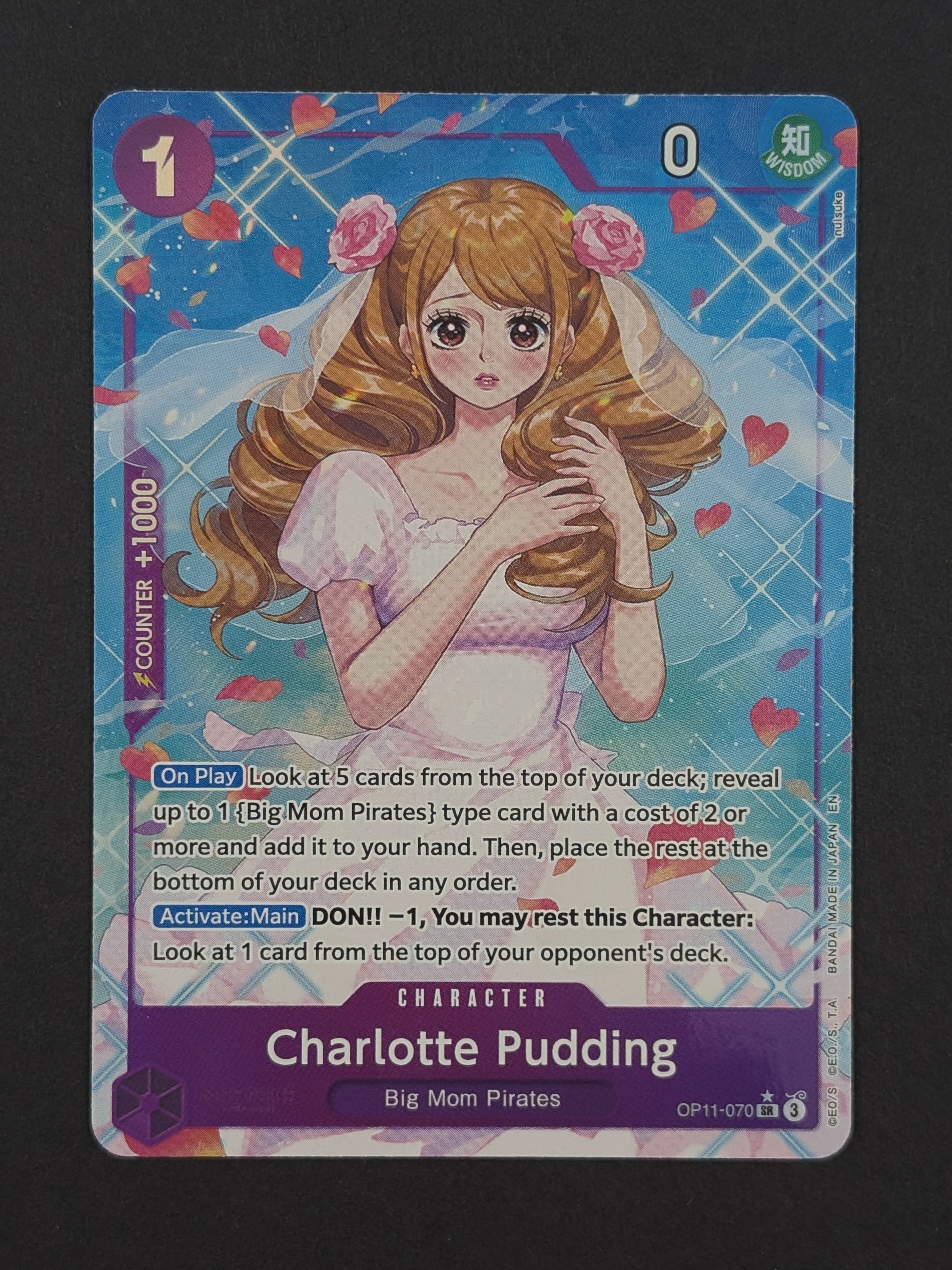 Charlotte Pudding Alternate Art OP11-070 - A Fist of Divine Speed