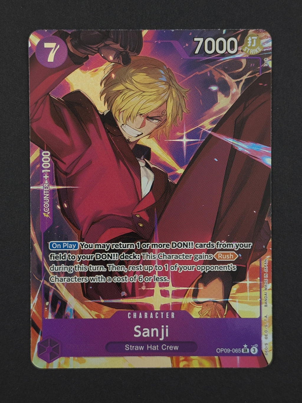 Sanji Alternate Art OP09-065 - Emperors in the New World
