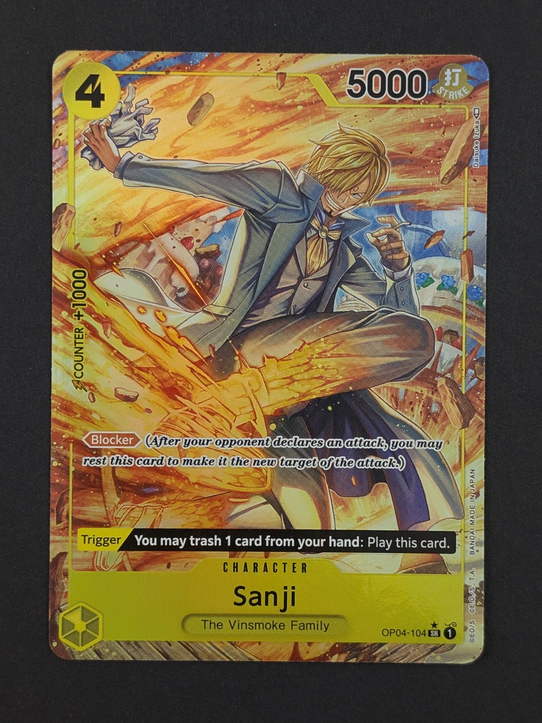 Sanji Alternate Art OP04-104 - Kingdoms of Intrigue