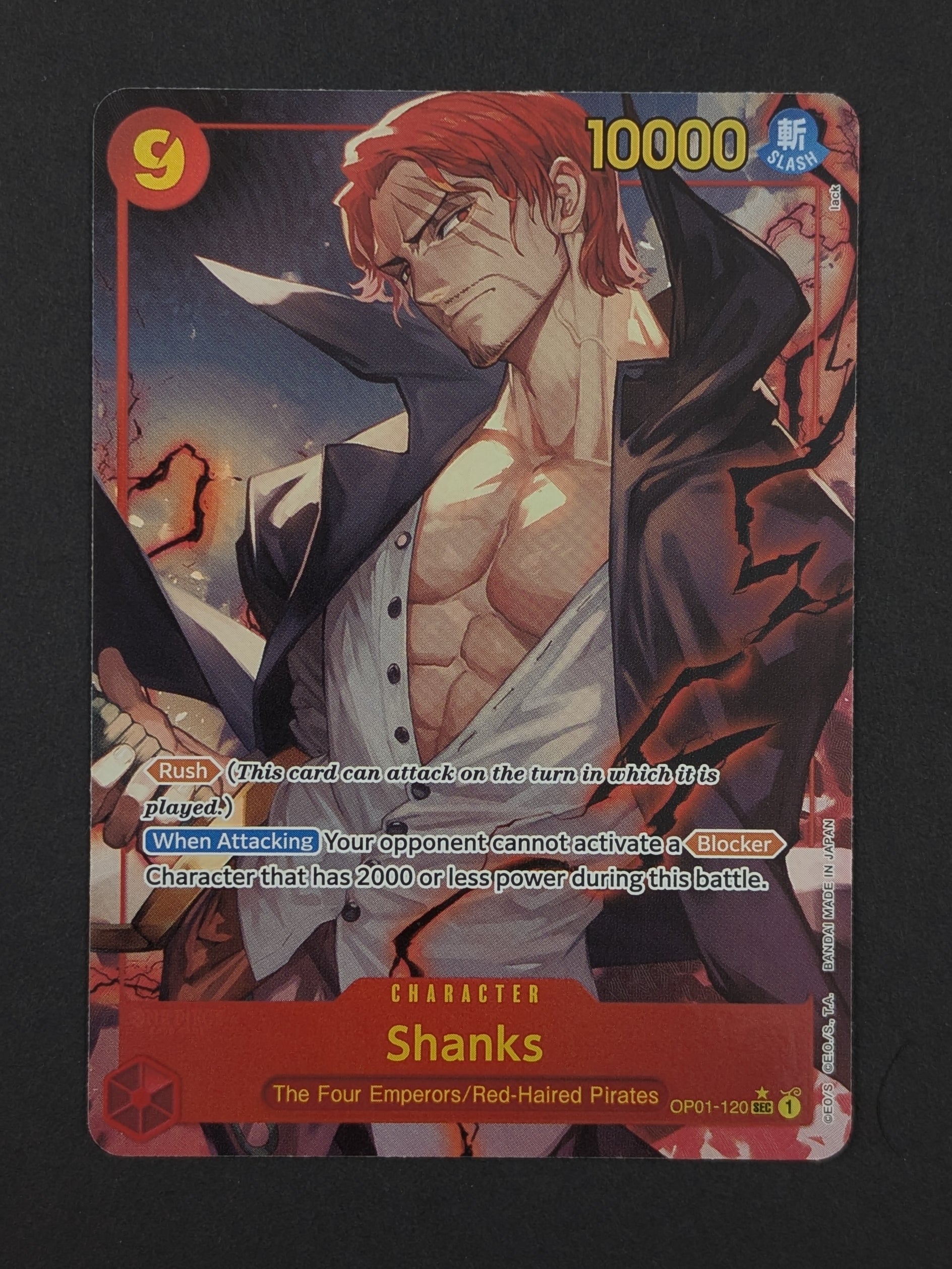 Shanks Alternate Art OP01-120 - Premium Booster - The Best