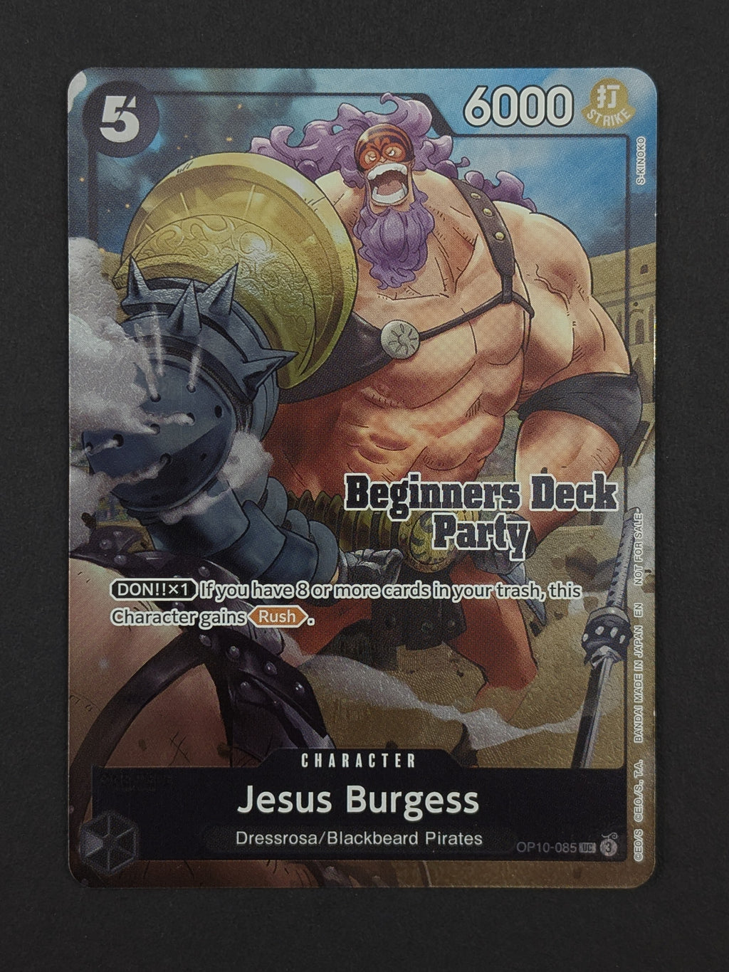 Jesus Burgess Beginners Deck Party [ST-23] - [ST-28] Winner Pack December OP10-085