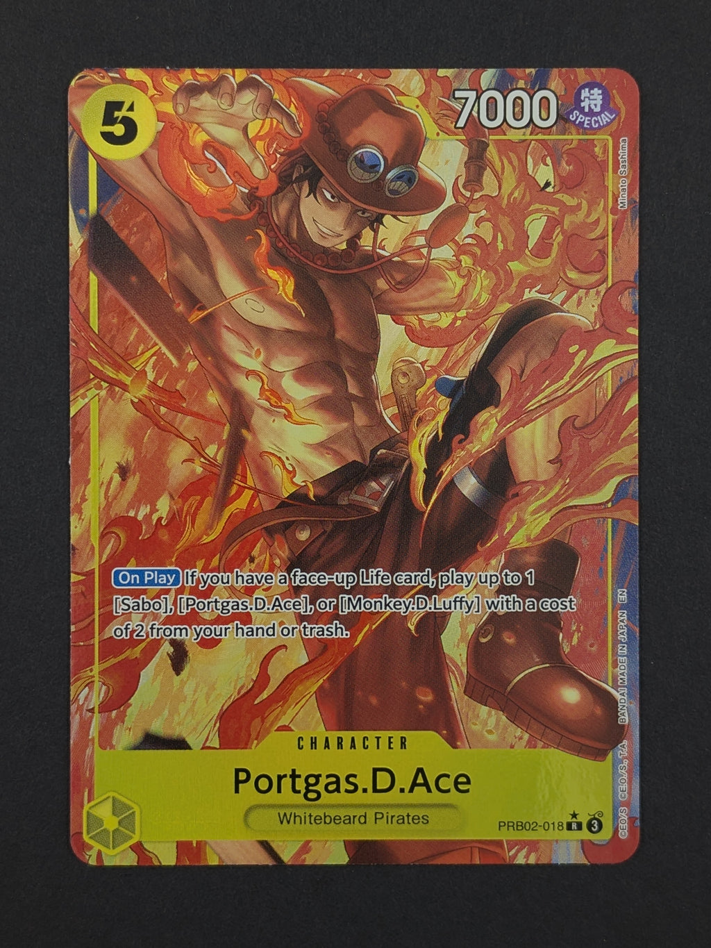 Portgas D. Ace Alternate Art PRB02-018 - Premium Booster - The Best Vol. 2