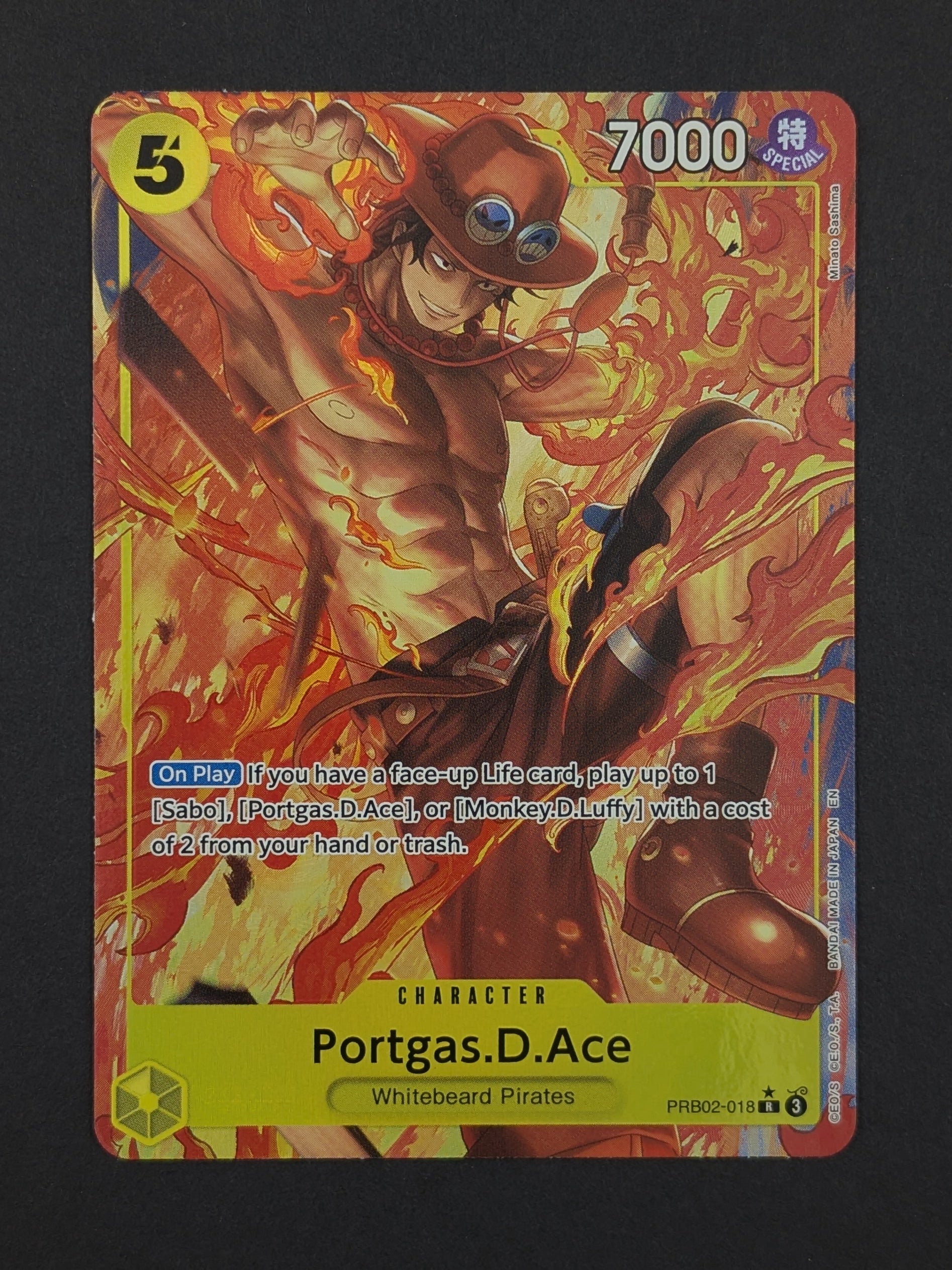 Portgas D. Ace Alternate Art PRB02-018 - Premium Booster - The Best Vol. 2