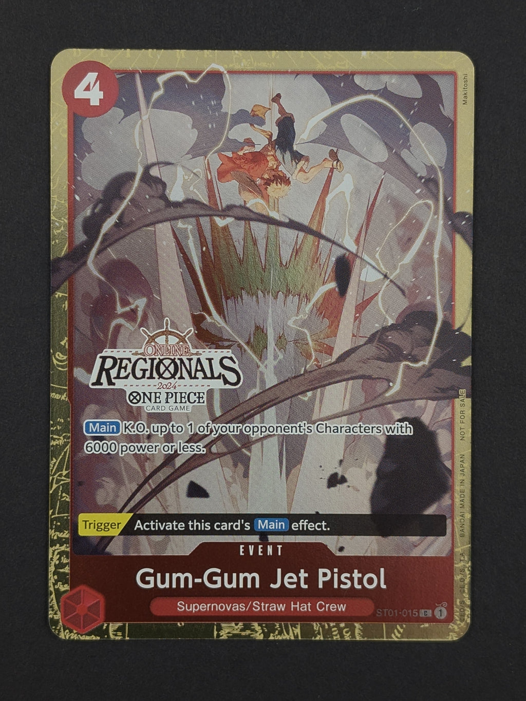 Gum-Gum Jet Pistol Online Regional 2024 Participant ST01-015