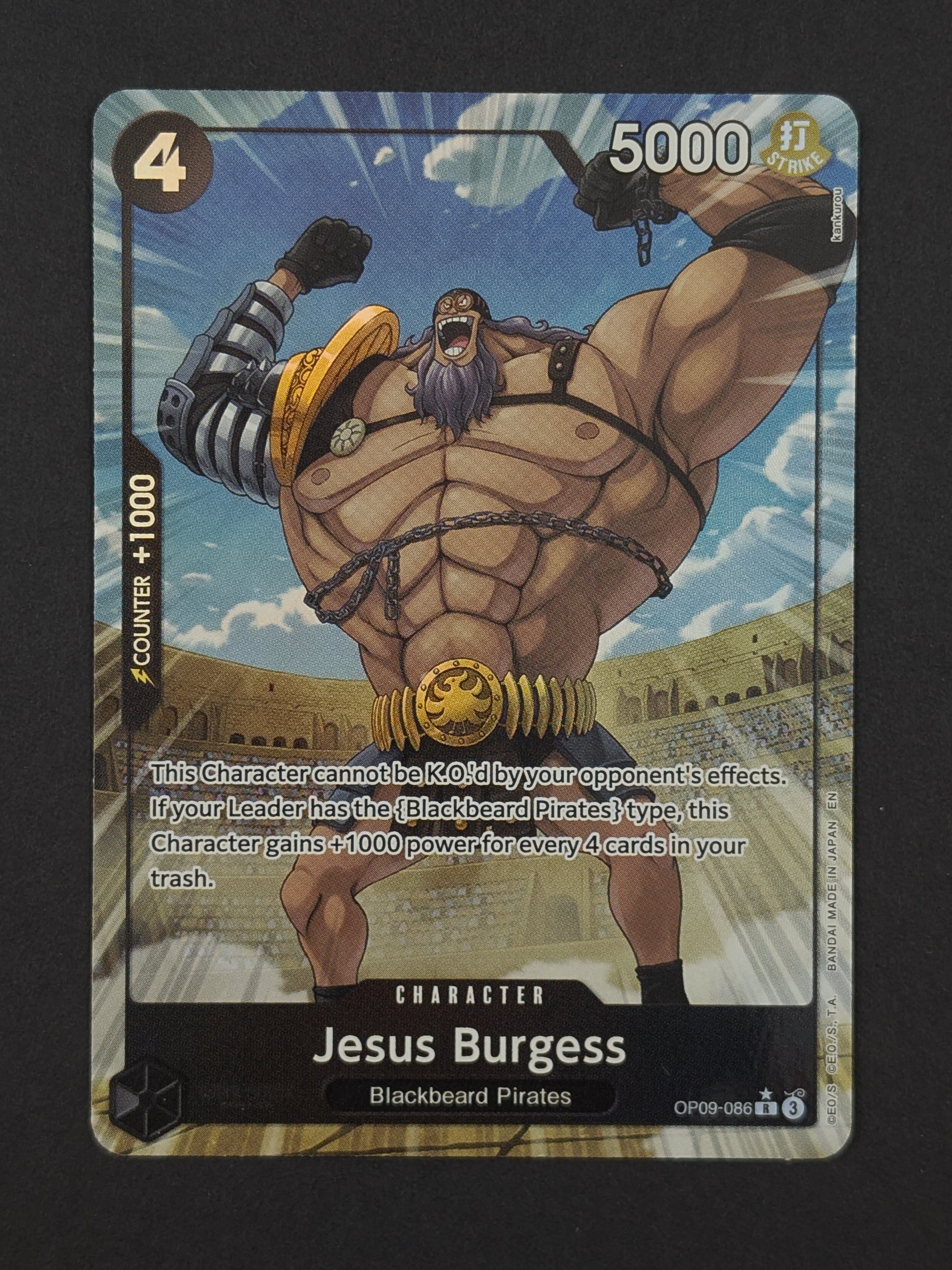 Jesus Burgess Alternate Art OP09-086 - Premium Booster - The Best Vol. 2