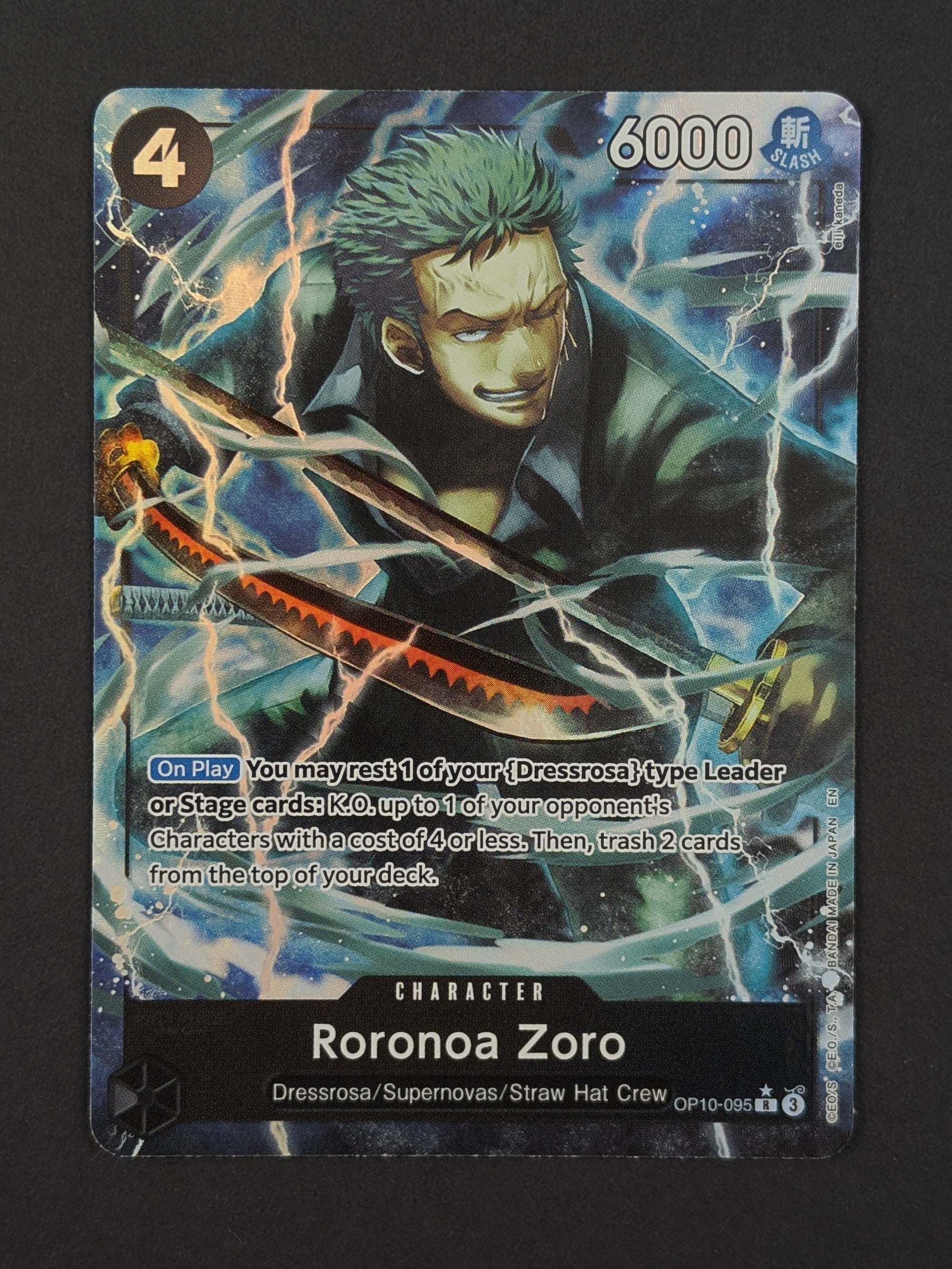 Roronoa Zoro Alternate Art OP10-095 - Premium Booster - The Best Vol. 2