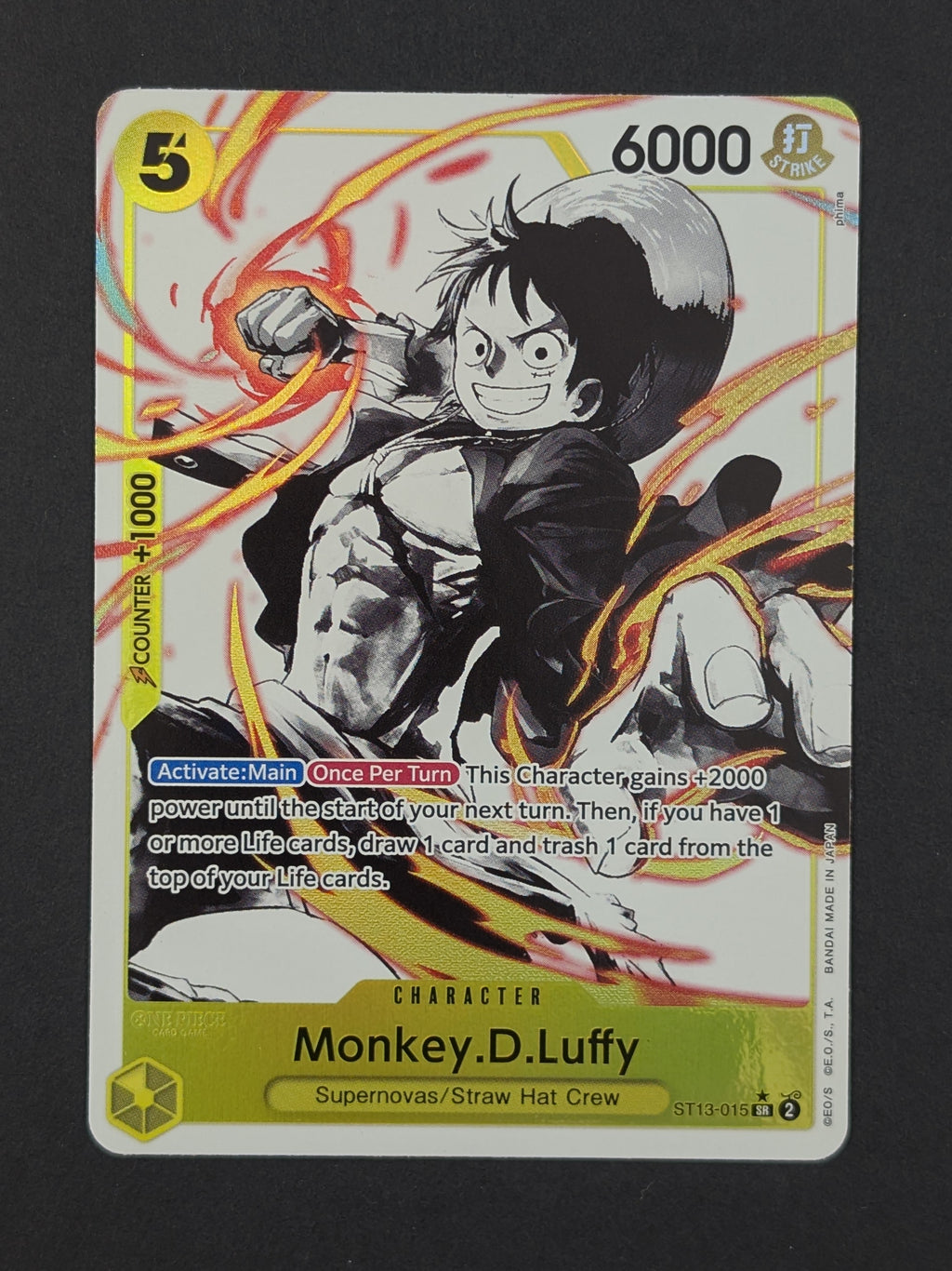 Monkey D. Luffy Alternate Art ST13-015 – Ultra Deck: The Three Brothers