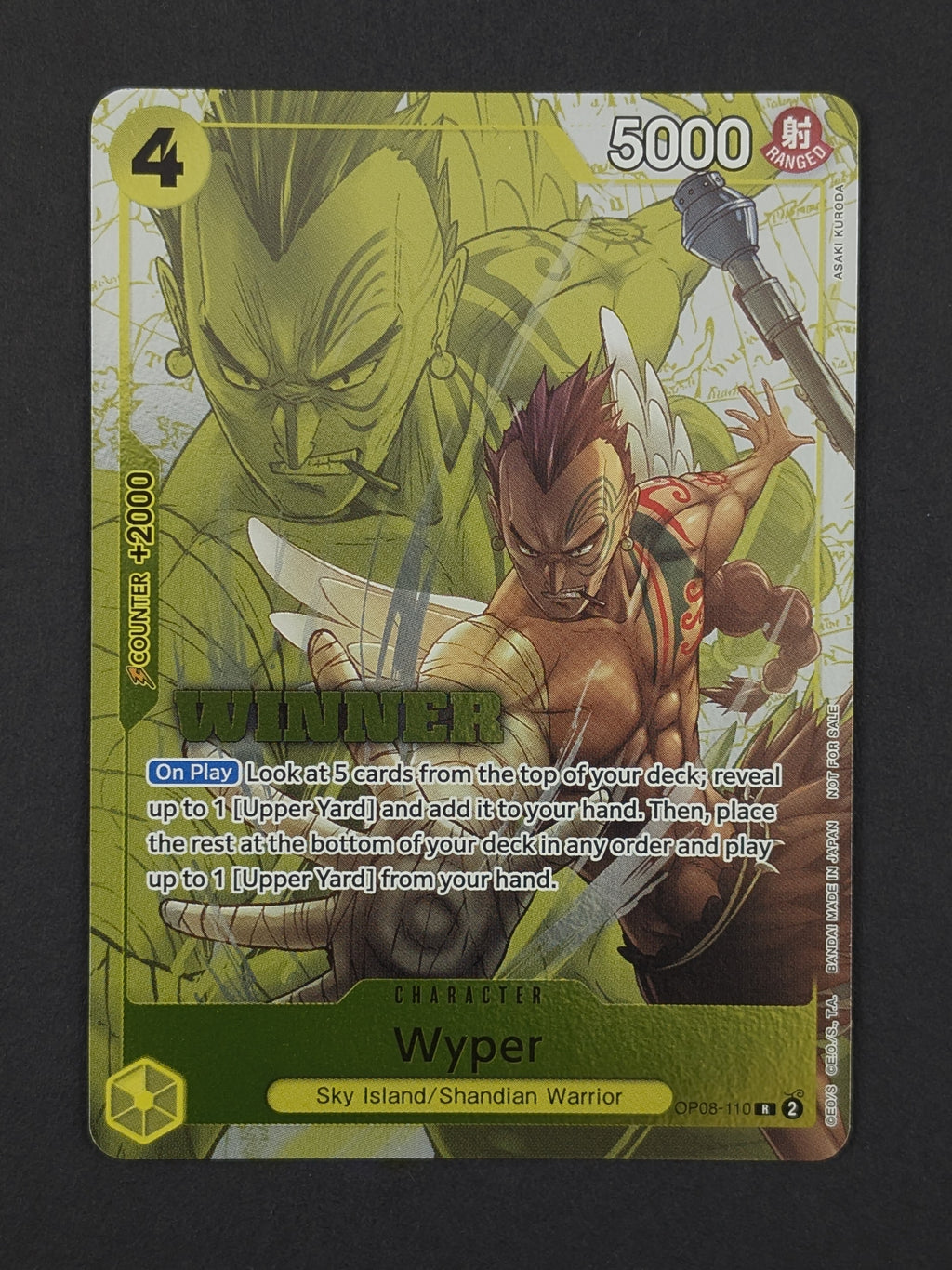 Wyper Winner Pack 2025 Vol. 2 OP08-110