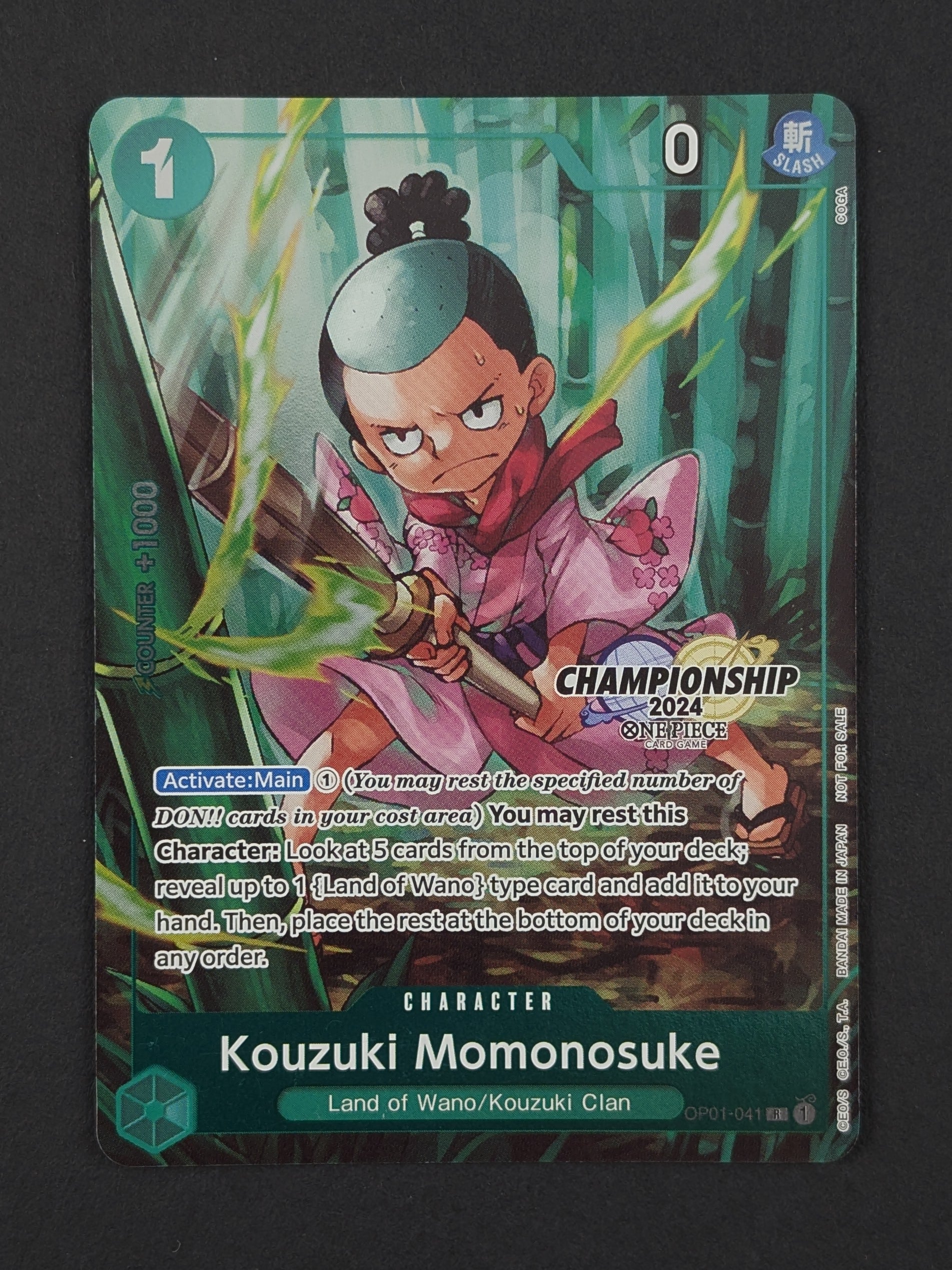 Kouzuki Momonosuke CS 2024 Celebration Pack OP01-041