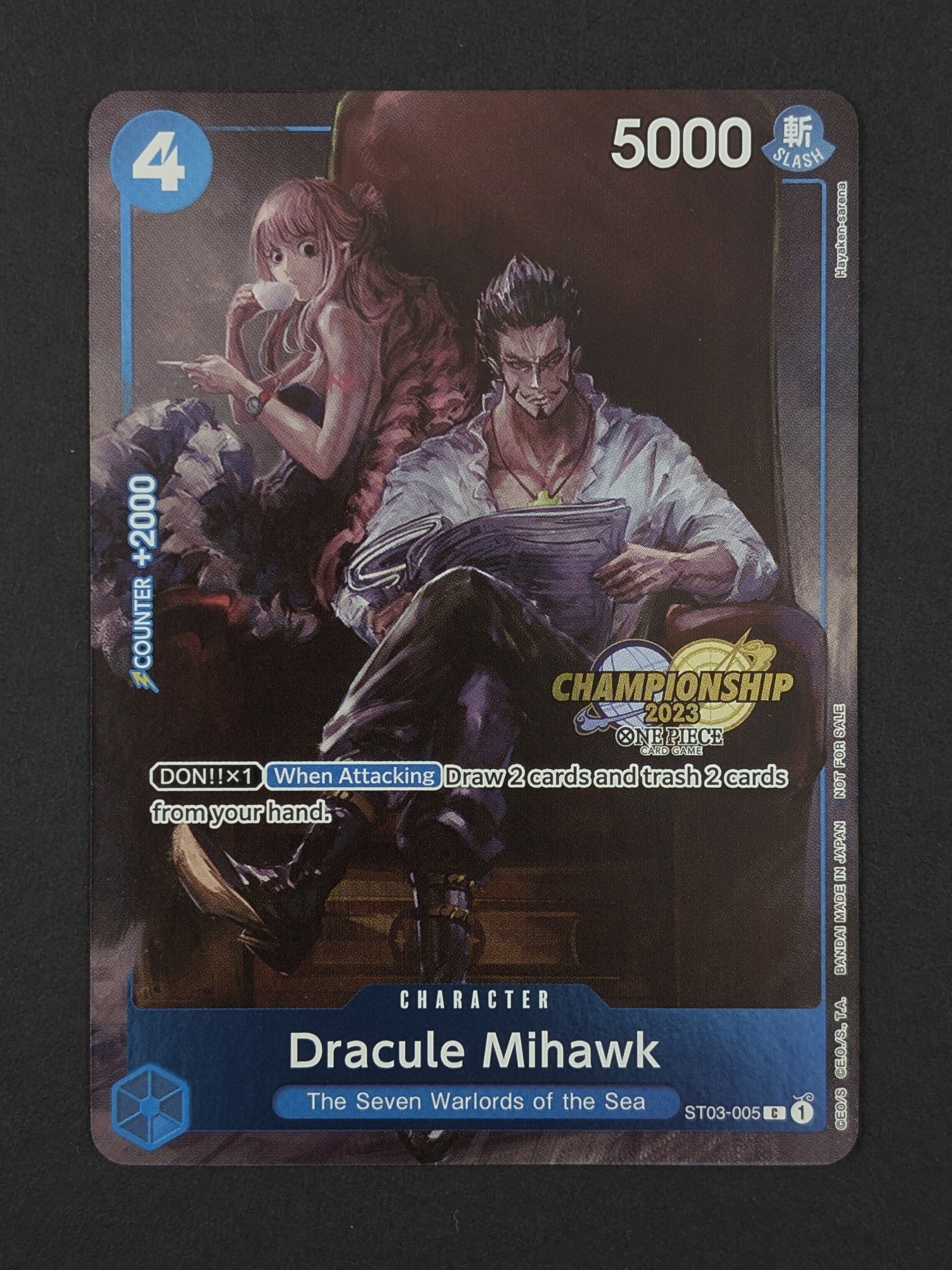 Dracule Mihawk CS 2023 Celebration Pack ST03-005