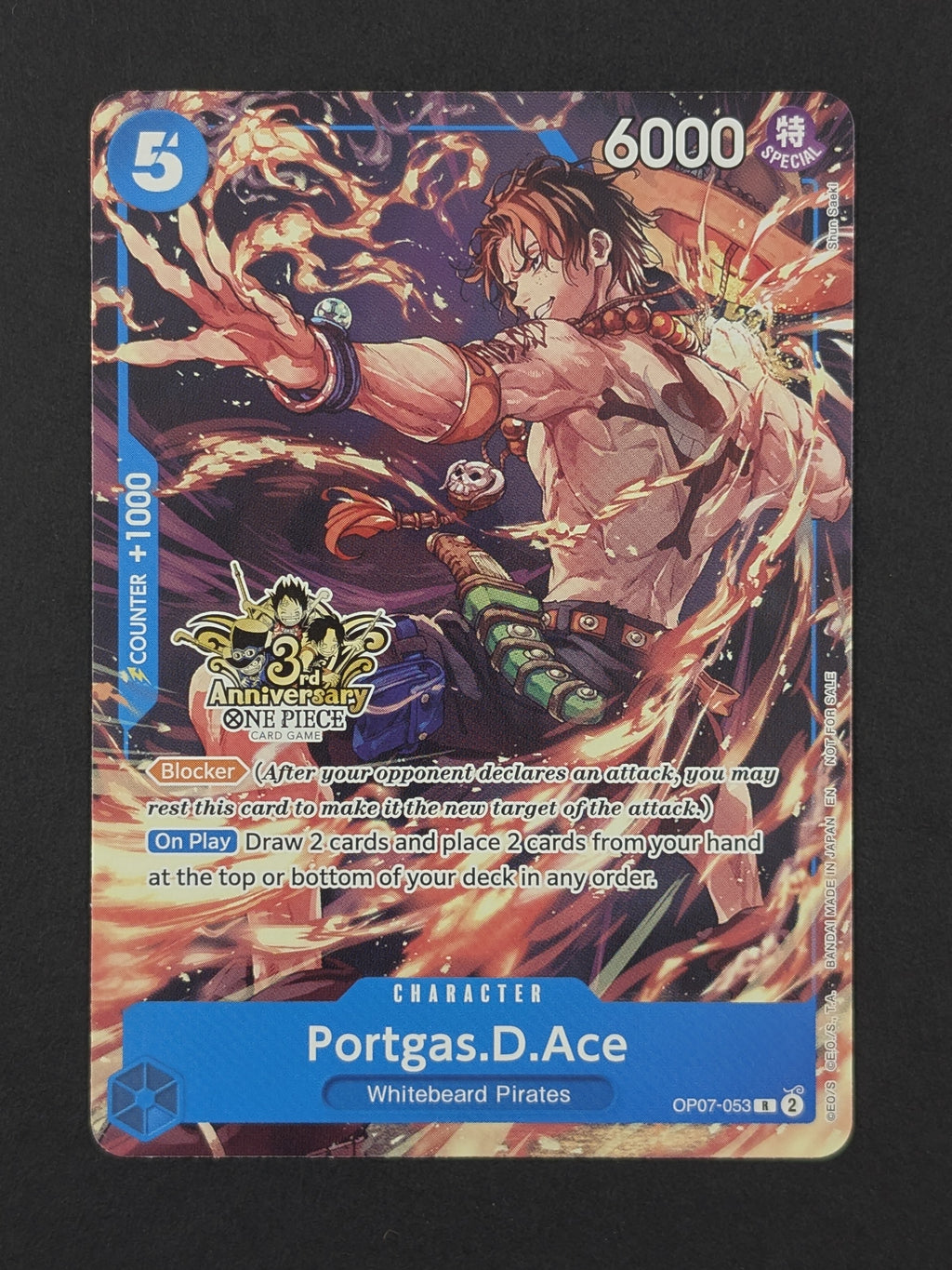 Portgas D. Ace OP07-053 – 3rd Anniversary Tournament Cards