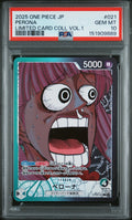 JP Perona OP06-021 One Piece Base Shop | PSA 10