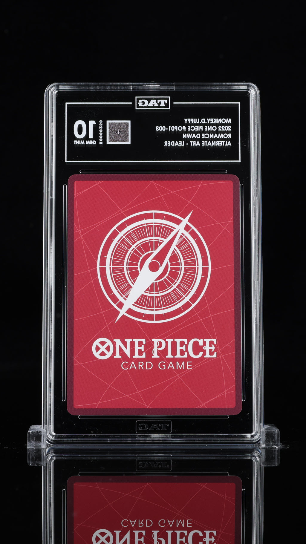 Monkey D. Luffy Alternate Art OP01-003 | TAG 10