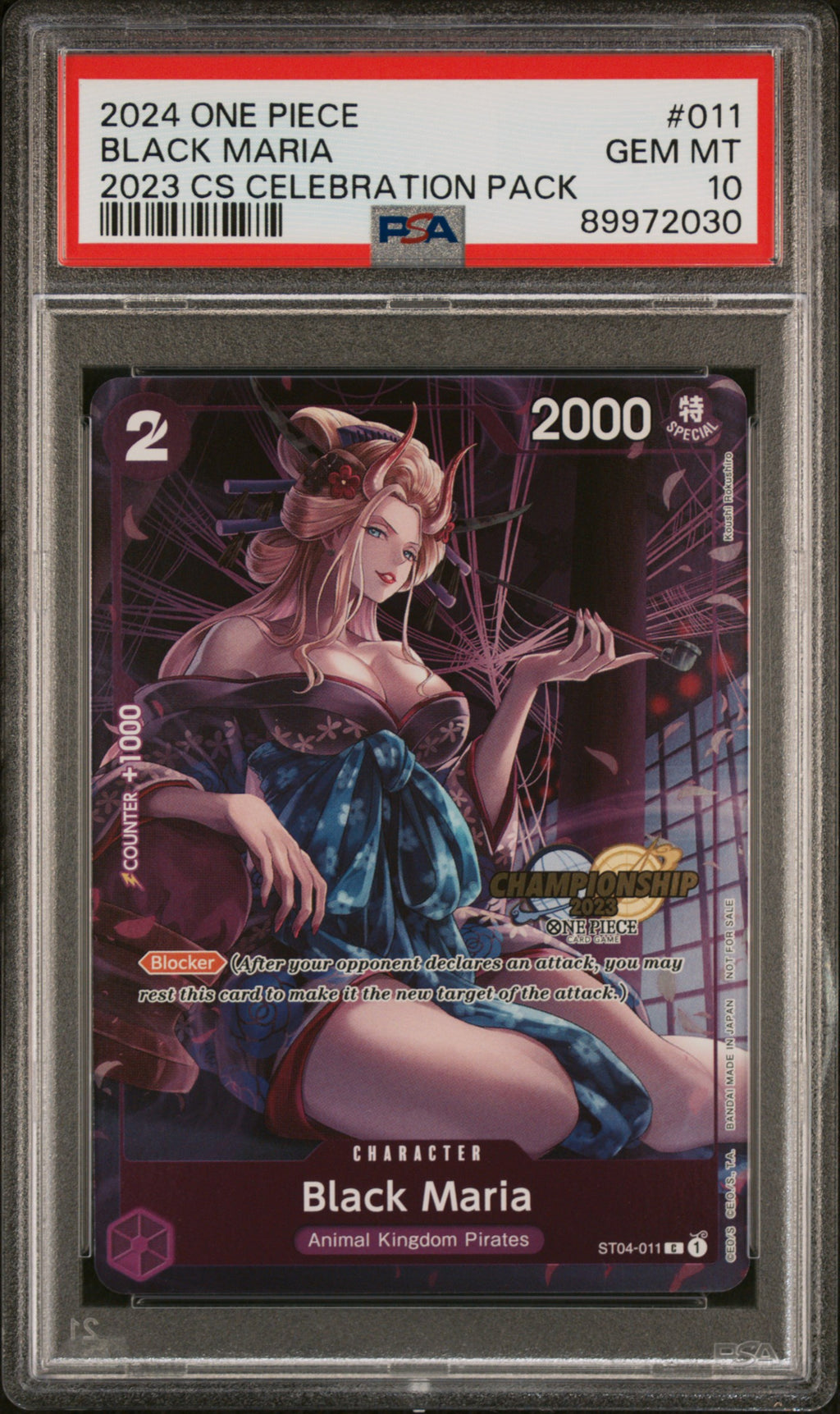Black Maria CS 2023 ST04-011 | PSA 10