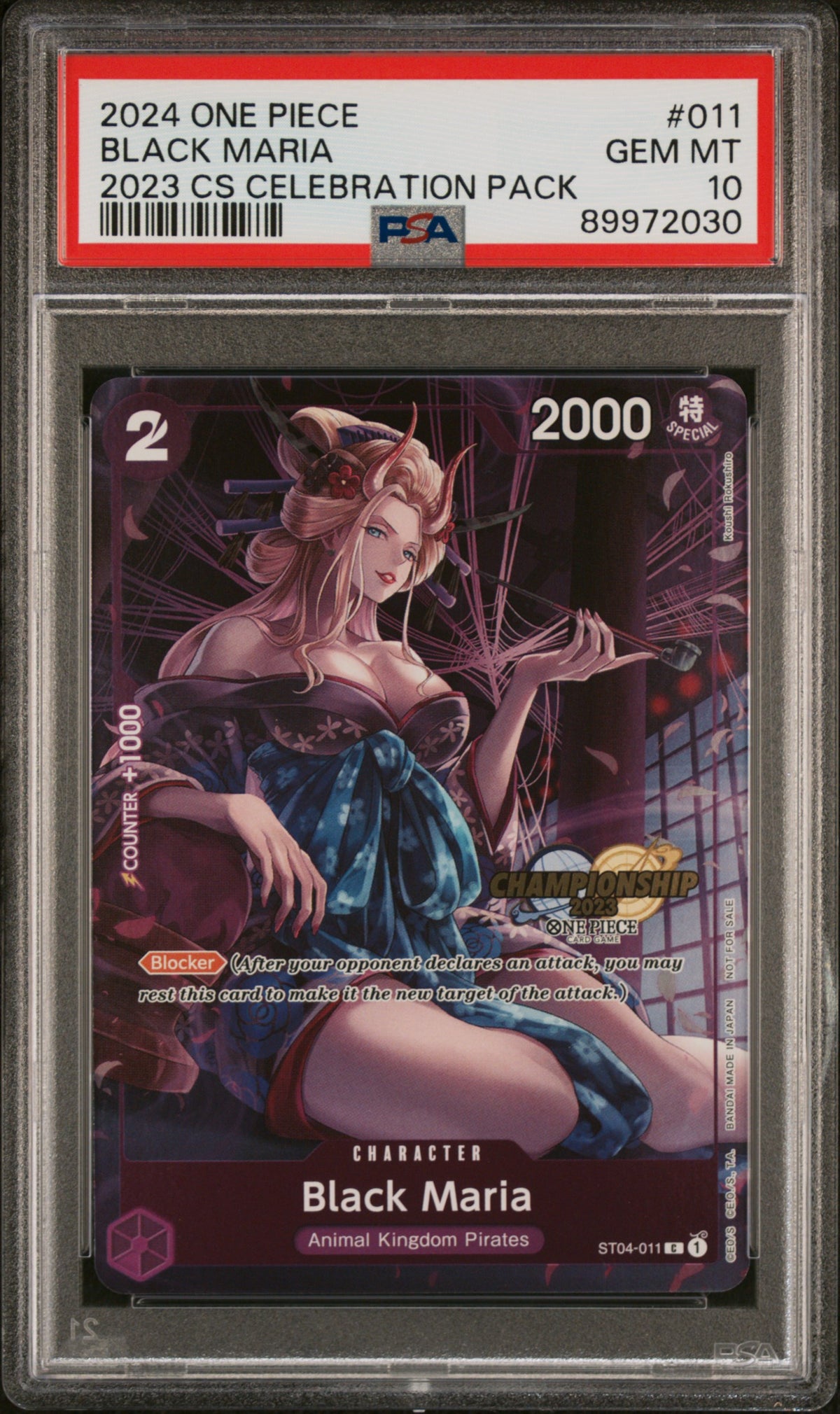 Black Maria CS 2023 ST04-011 | PSA 10